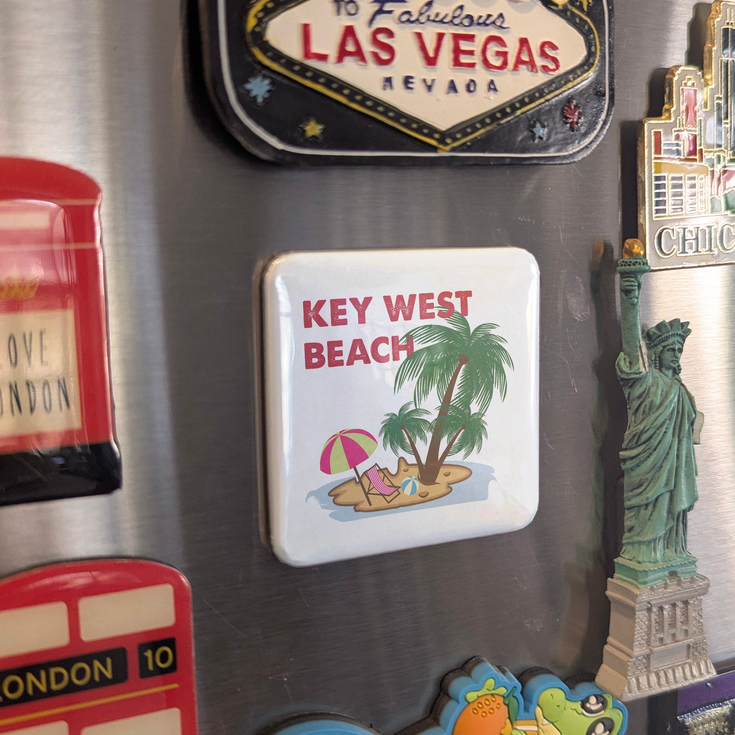 Key West Florida Magnet | Conch Republic | 2×2 | Made in Canada - PhiloPerse