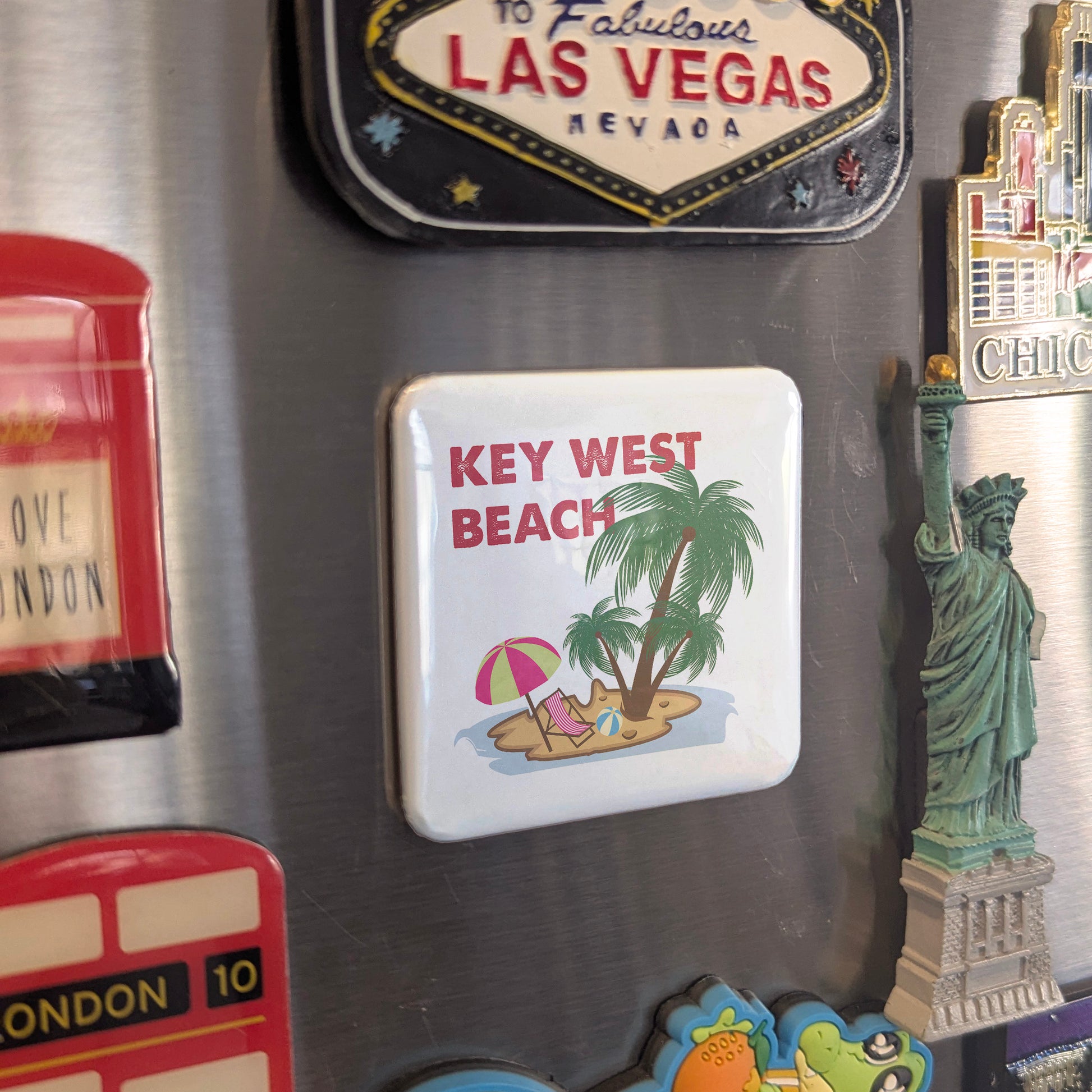 Key West Florida Magnet | Conch Republic | 2×2 | Made in Canada - PhiloPerse