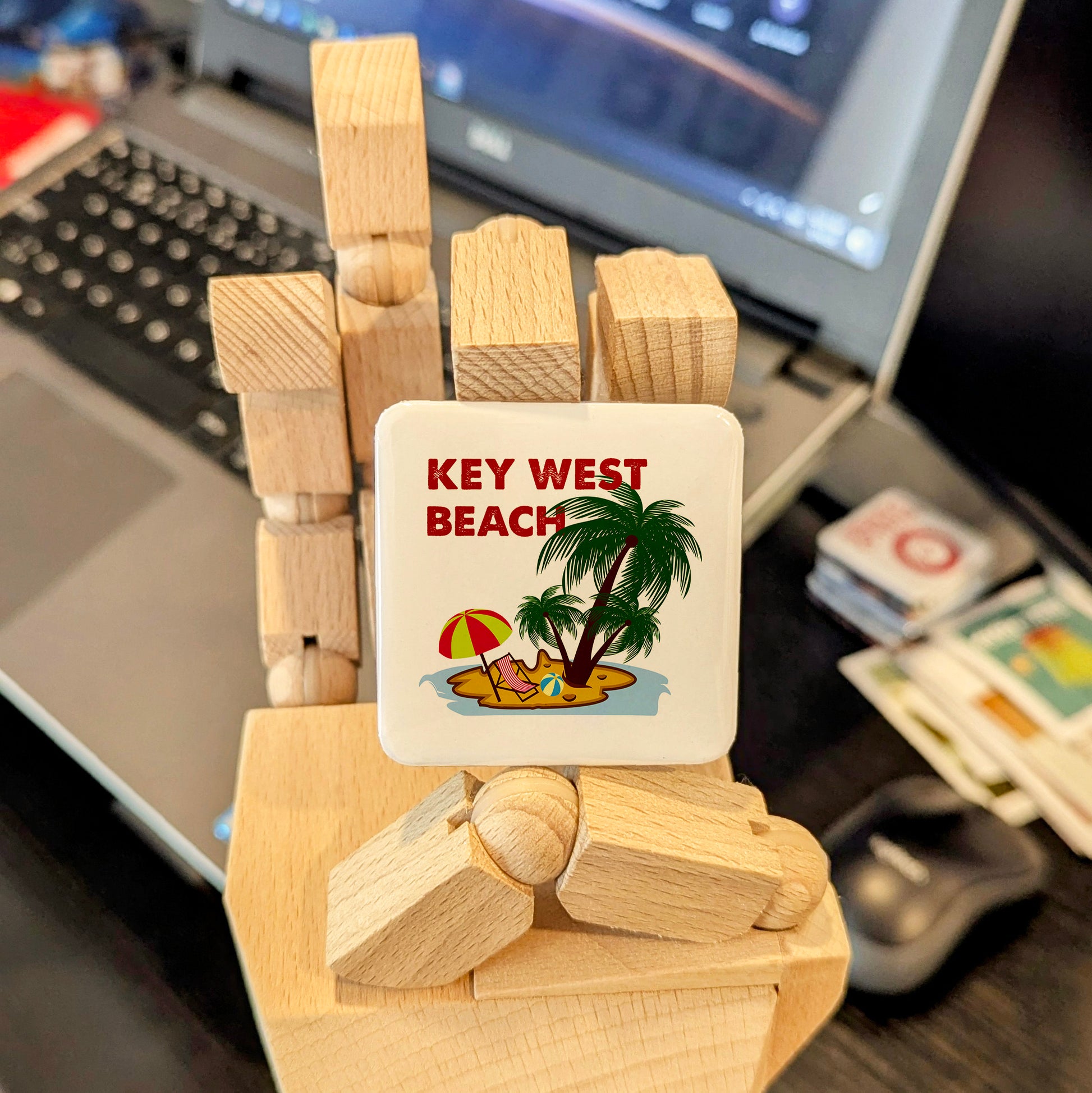 Key West Florida Magnet | Conch Republic | 2×2 | Made in Canada - PhiloPerse