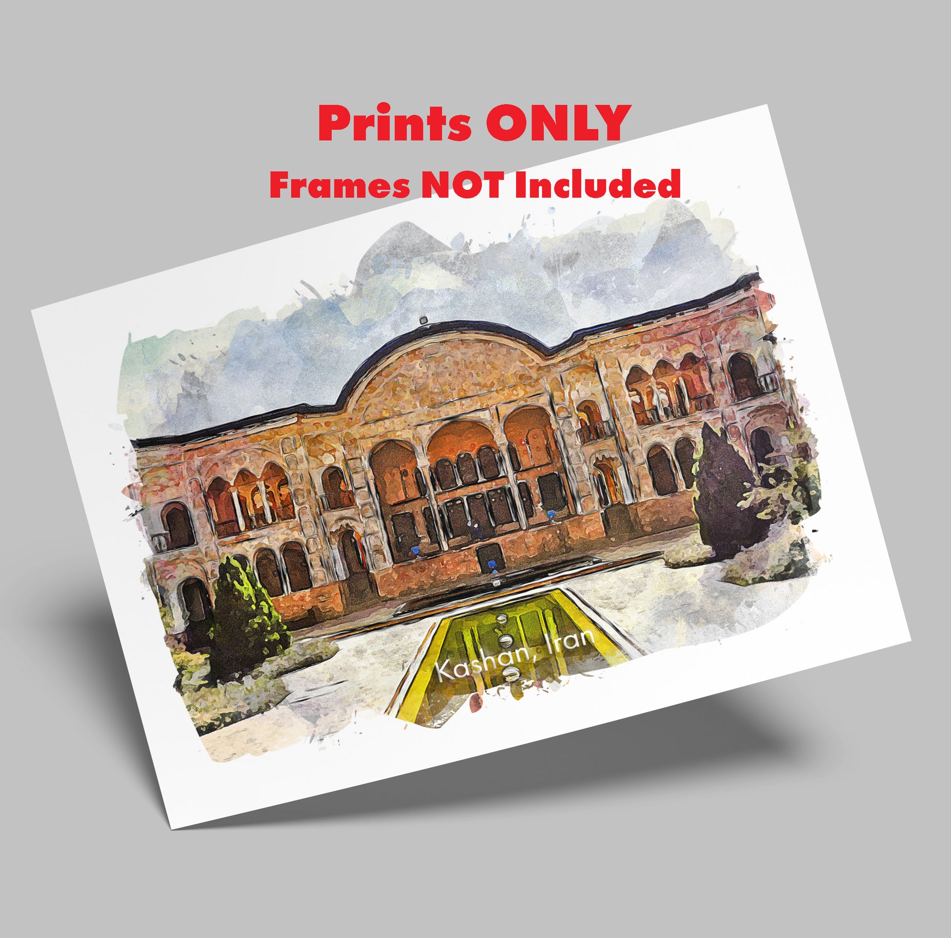 Kashan Tabatabaei House, Iran, Art Print | 8×10 | Made in Canada - PhiloPerse