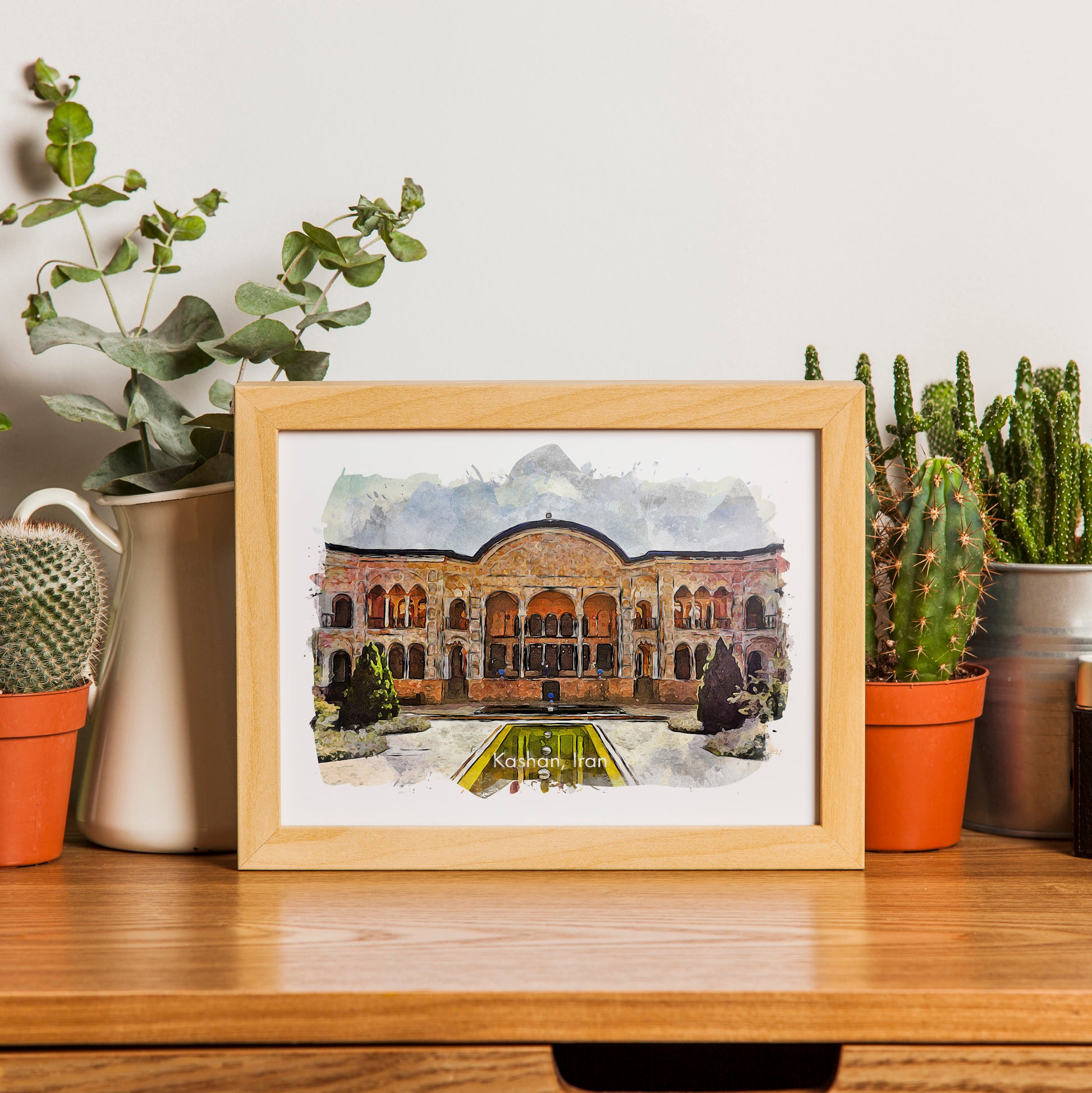 Kashan Tabatabaei House, Iran, Art Print | 8×10 | Made in Canada - PhiloPerse