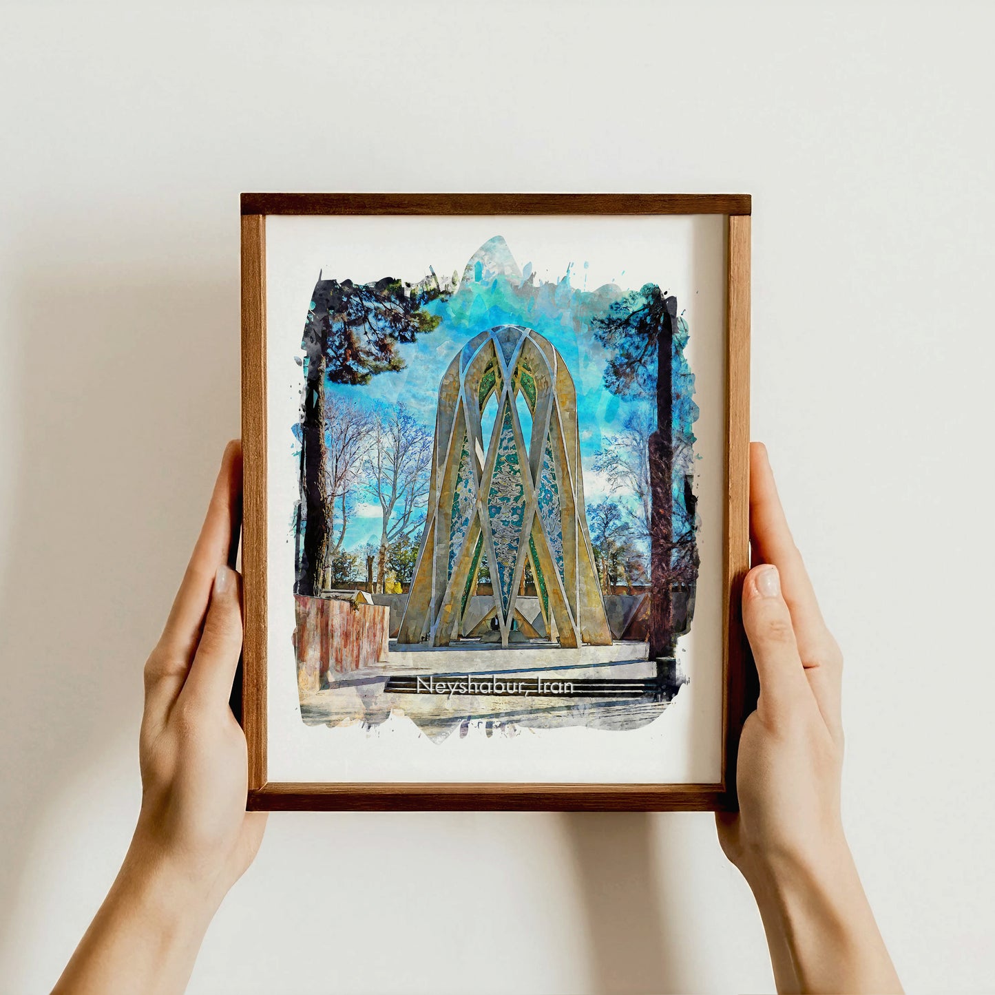 Neyshabur Tomb of Khayyam, Iran, Art Print | 8×10 | Made in Canada - PhiloPerse