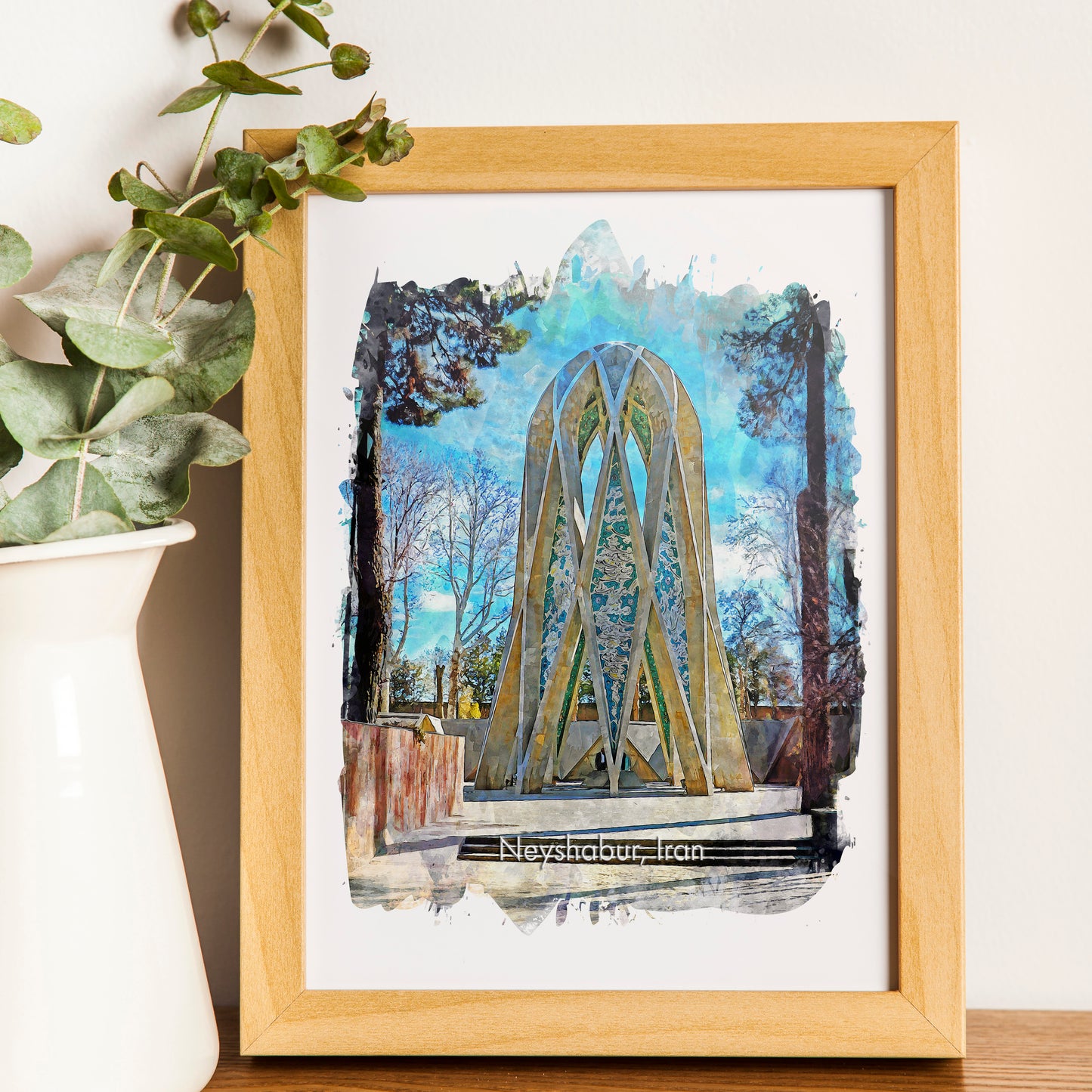 Neyshabur Tomb of Khayyam, Iran, Art Print | 8×10 | Made in Canada - PhiloPerse