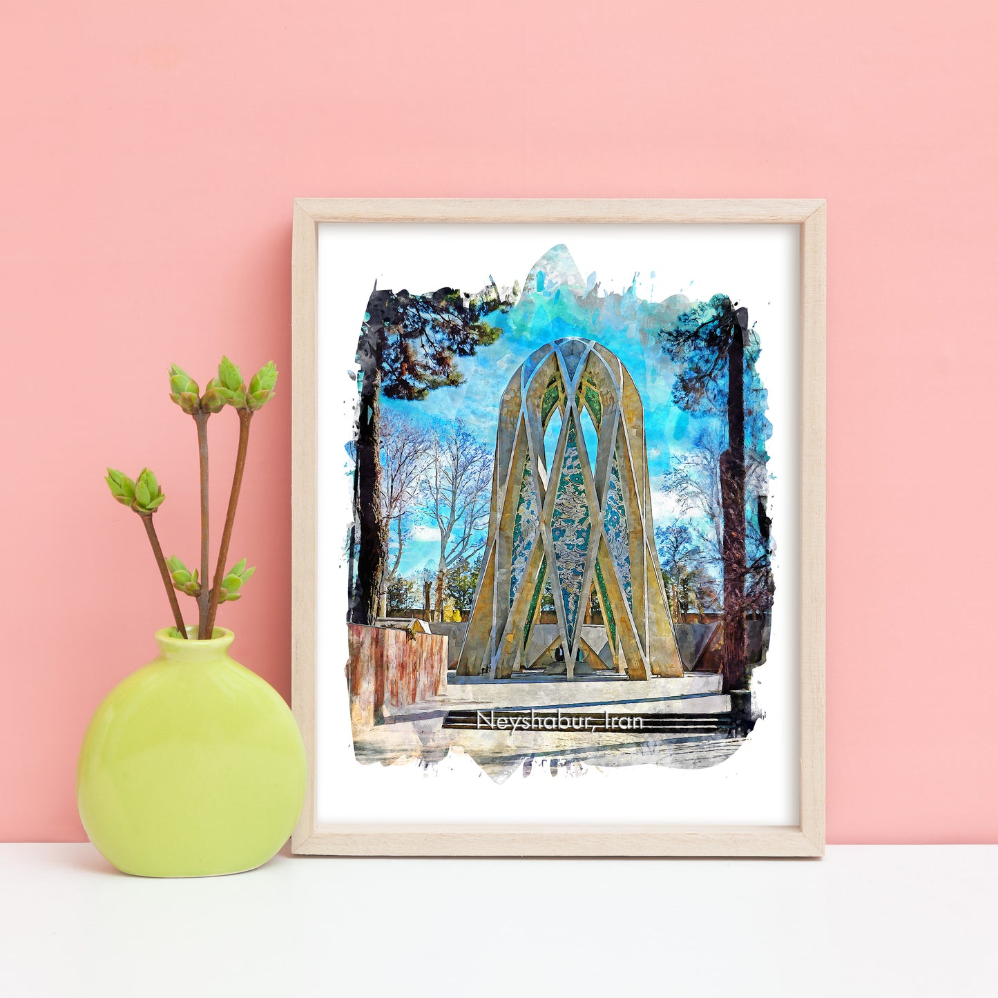 Neyshabur Tomb of Khayyam, Iran, Art Print | 8×10 | Made in Canada - PhiloPerse