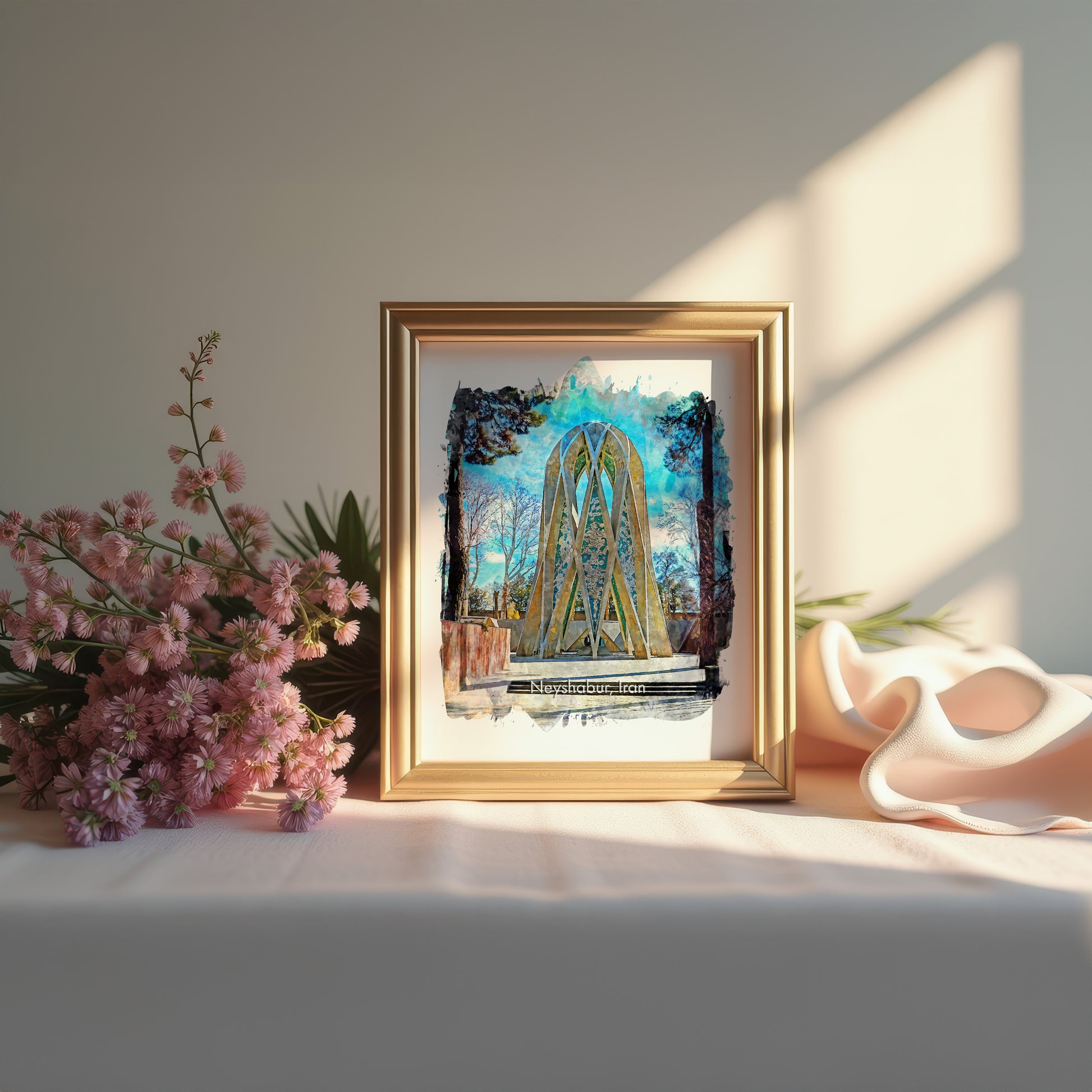 Neyshabur Tomb of Khayyam, Iran, Art Print | 8×10 | Made in Canada - PhiloPerse