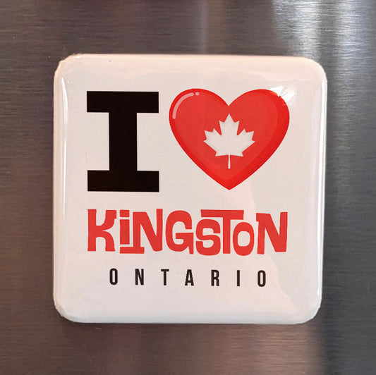 Kingston Ontario Magnet | Limestone City on Lake Ontario | 2x2 | Made in Canada - PhiloPerse
