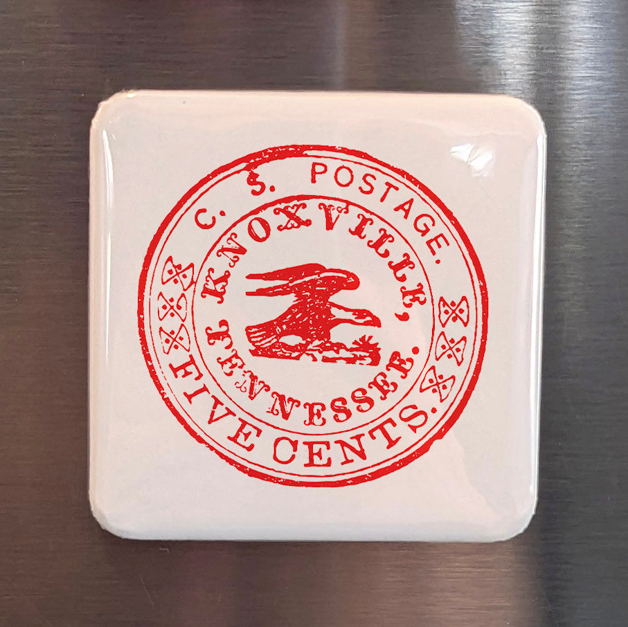 Knoxville Tennessee Magnet | Marble City | 2×2 | Made in Canada - PhiloPerse