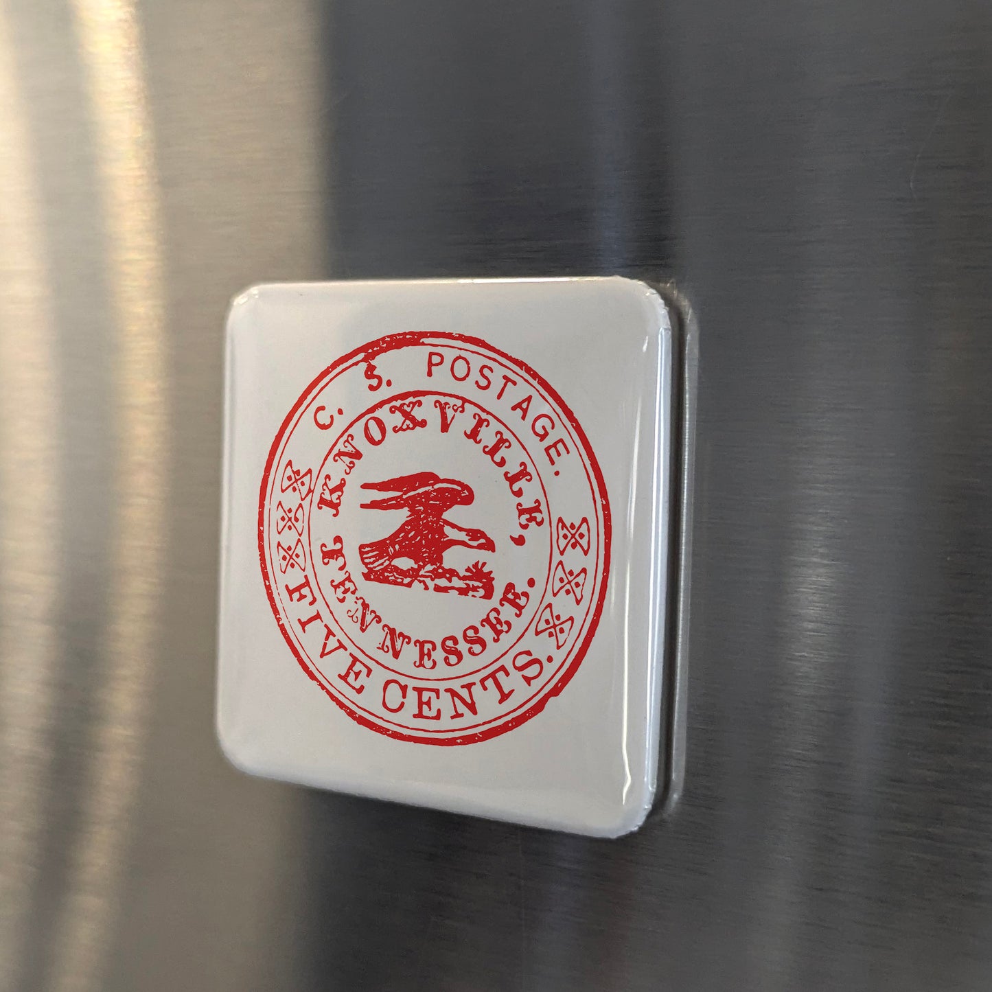 Knoxville Tennessee Magnet | Marble City | 2×2 | Made in Canada - PhiloPerse