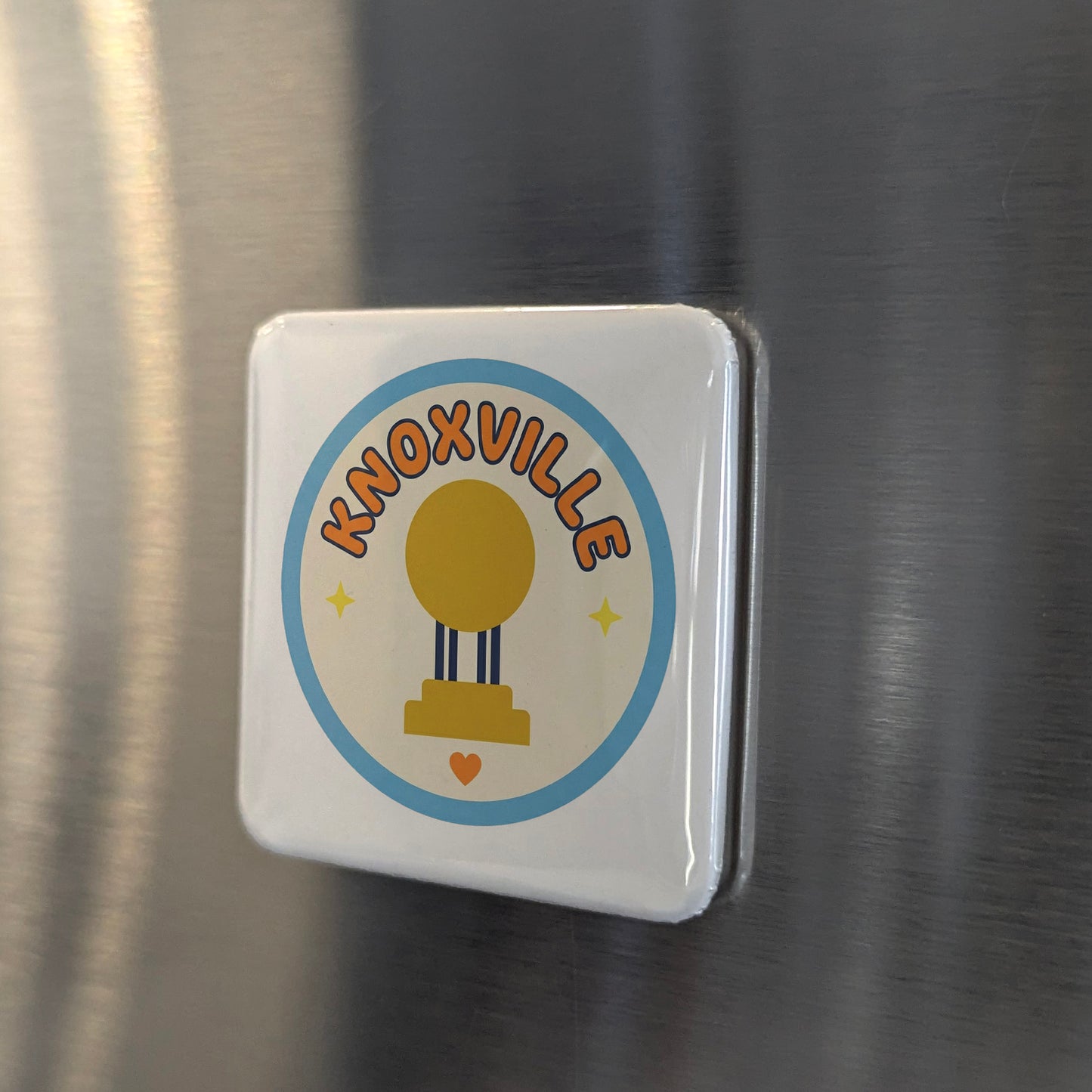 Knoxville Tennessee Magnet | Sunsphere City | 2×2 | Made in Canada - PhiloPerse