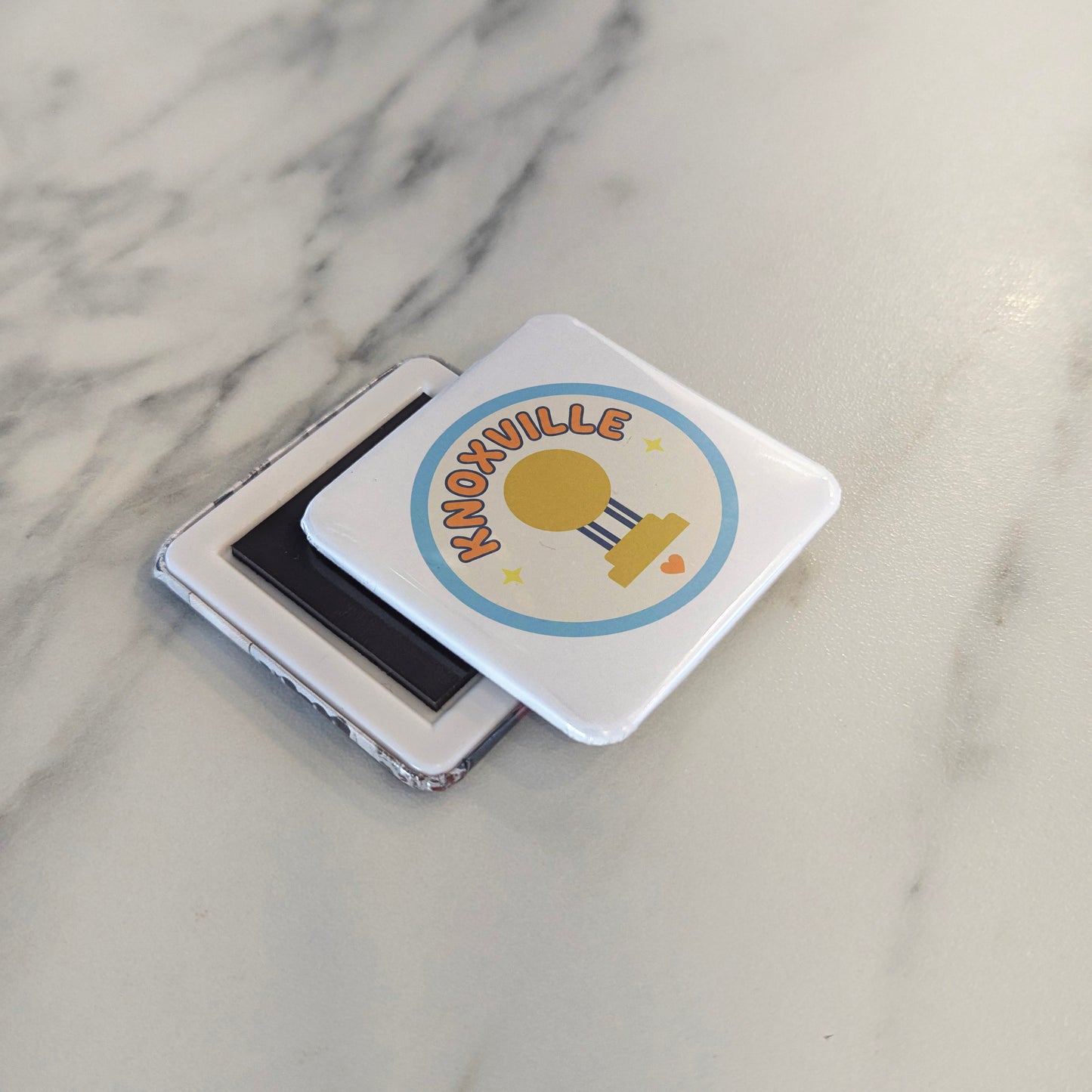 Knoxville Tennessee Magnet | Sunsphere City | 2×2 | Made in Canada - PhiloPerse