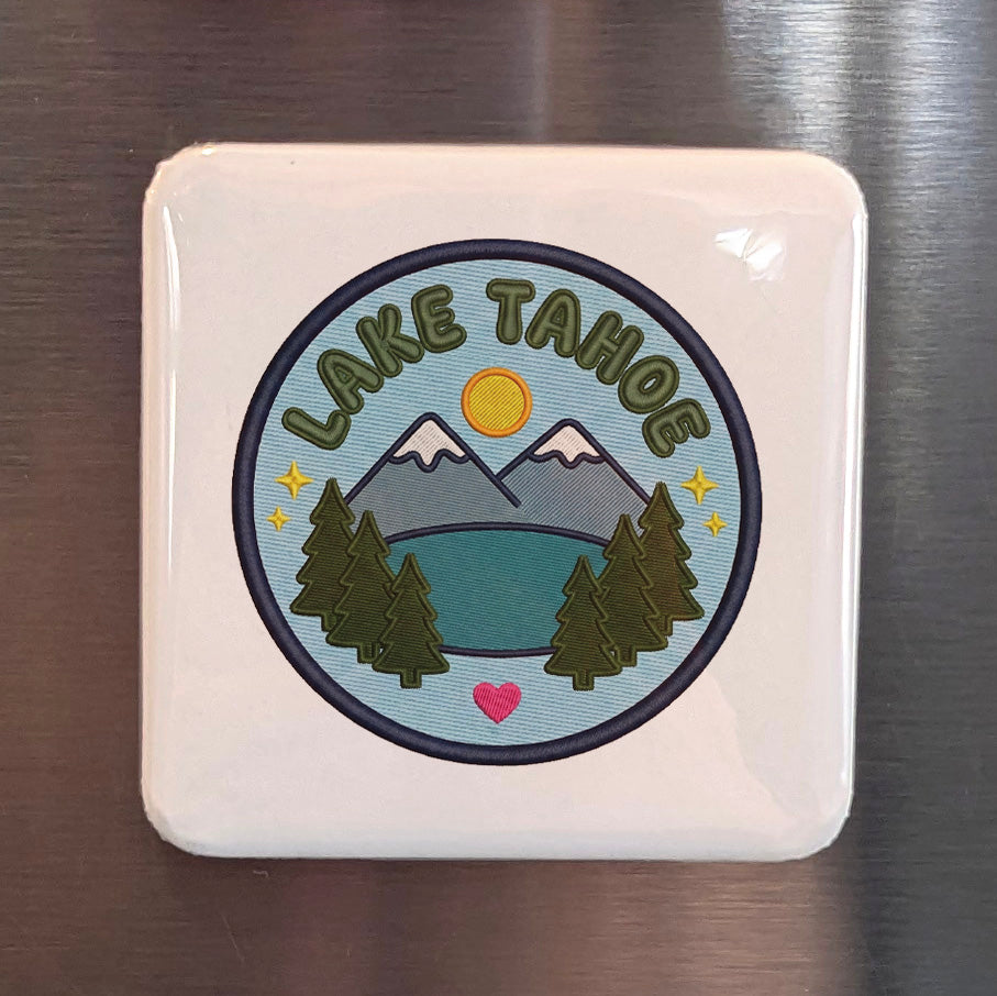 Lake Tahoe California Magnet | Alpine Jewel | 2×2 | Made in Canada - PhiloPerse