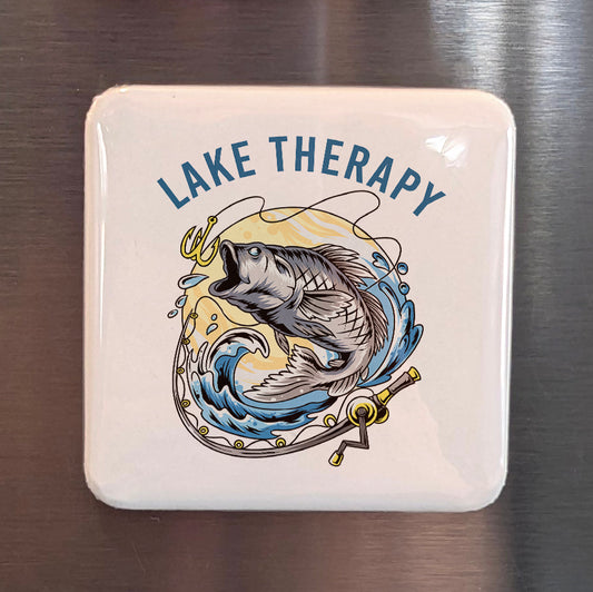 Lake Therapy Fridge Magnet - PhiloPerse