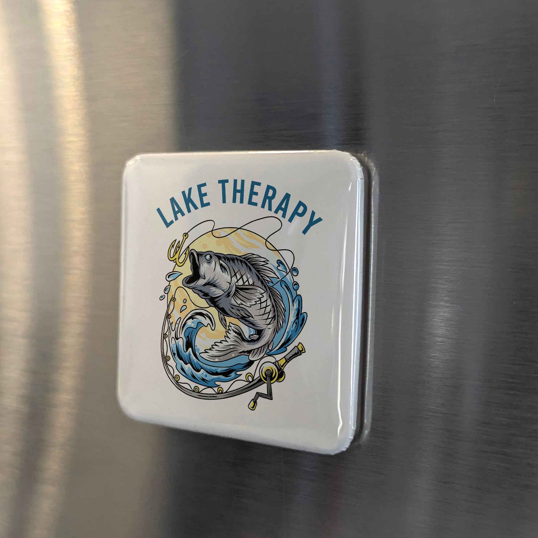 Lake Therapy Fridge Magnet - PhiloPerse