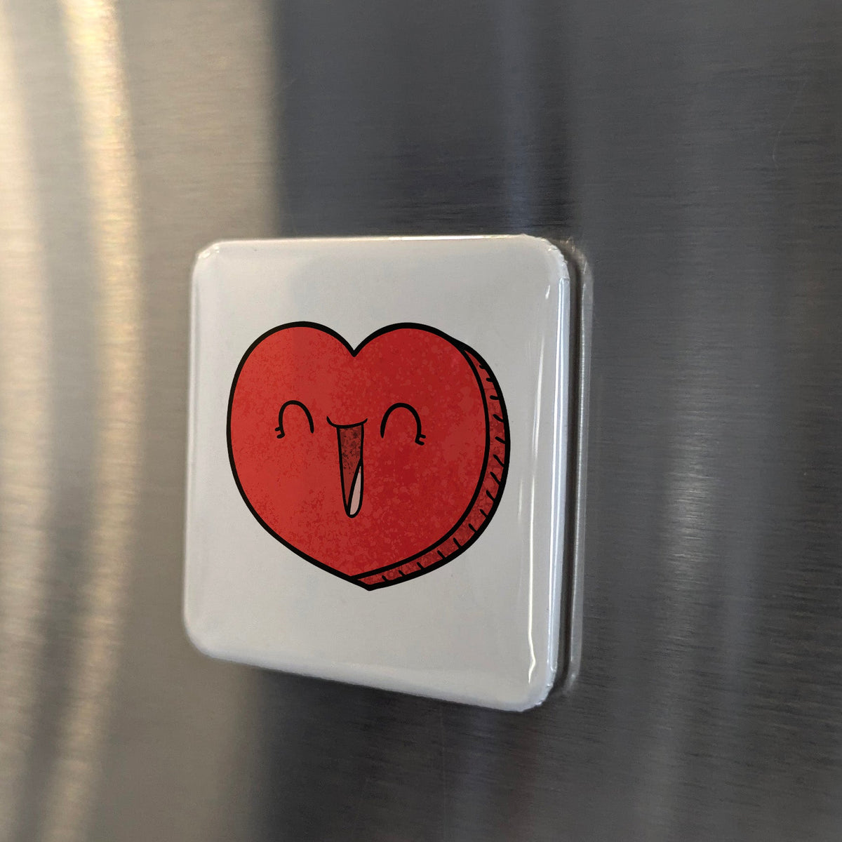 Laughing Heart Magnet | Love & Laughter | 2×2 | Made in Canada - PhiloPerse