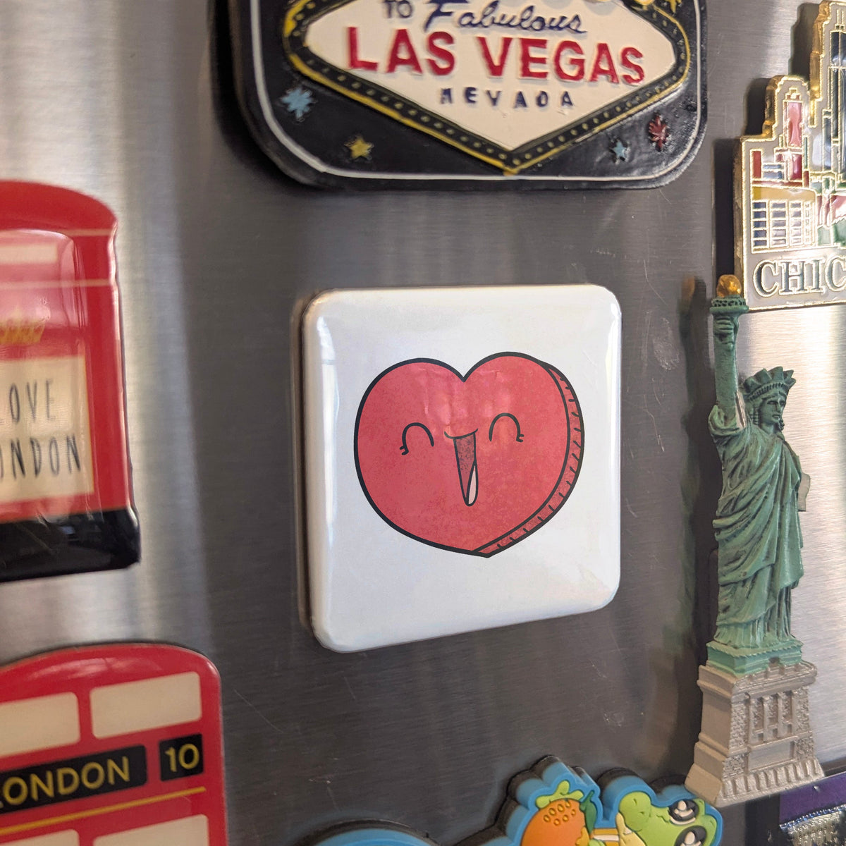 Laughing Heart Magnet | Love & Laughter | 2×2 | Made in Canada - PhiloPerse