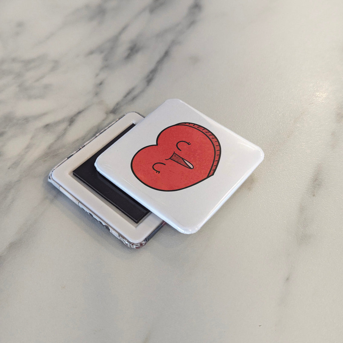 Laughing Heart Magnet | Love & Laughter | 2×2 | Made in Canada - PhiloPerse
