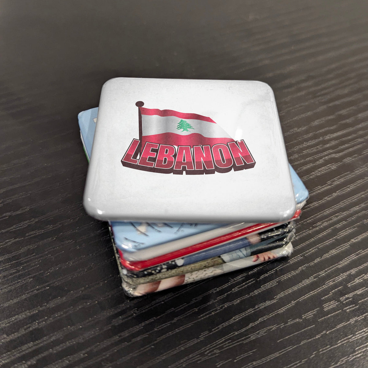 Lebanon Asia Magnet | Land of the Cedar Spirit of the Phoenician Levant | 2x2 | Made in Canada