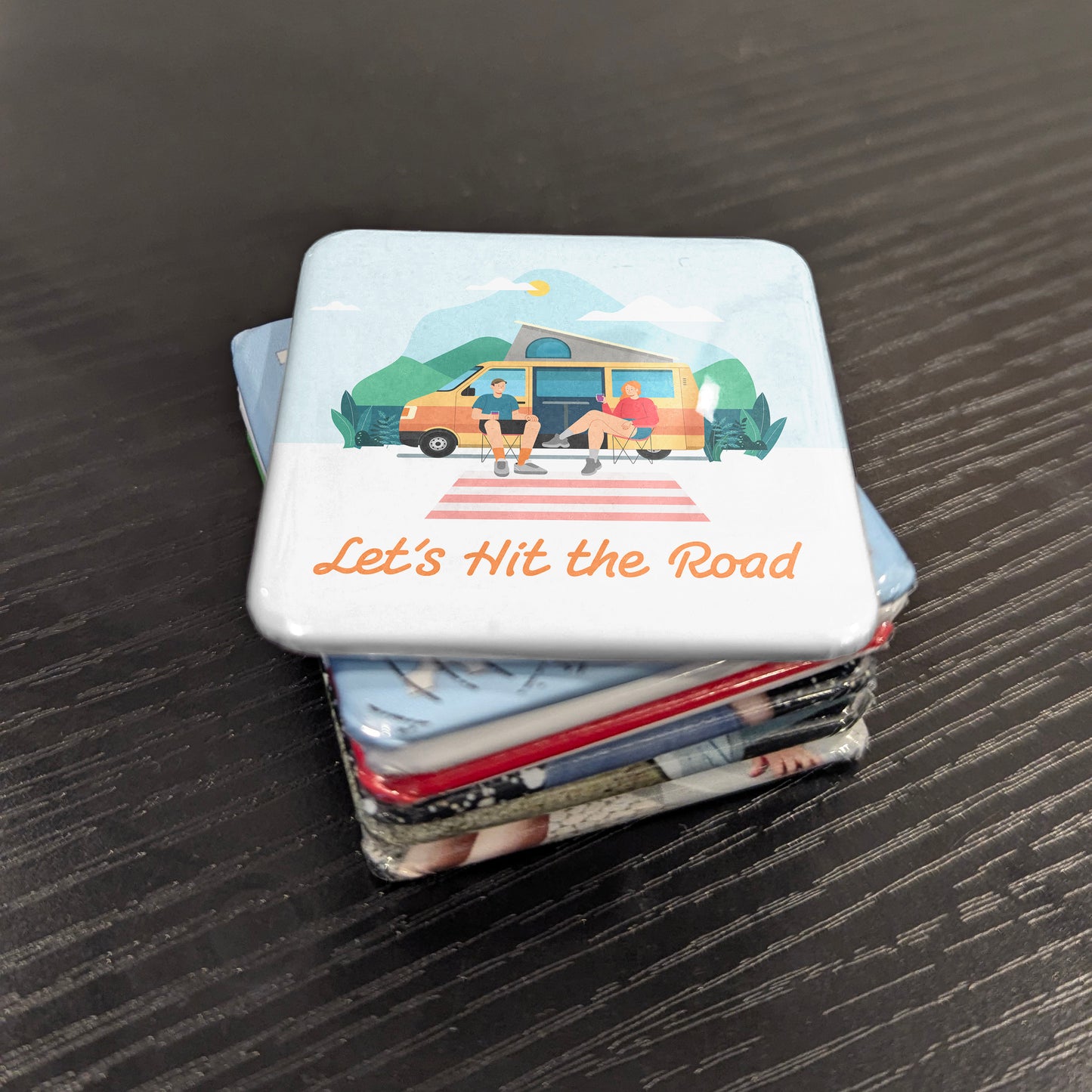 Let's hit the road Fridge Magnet - PhiloPerse