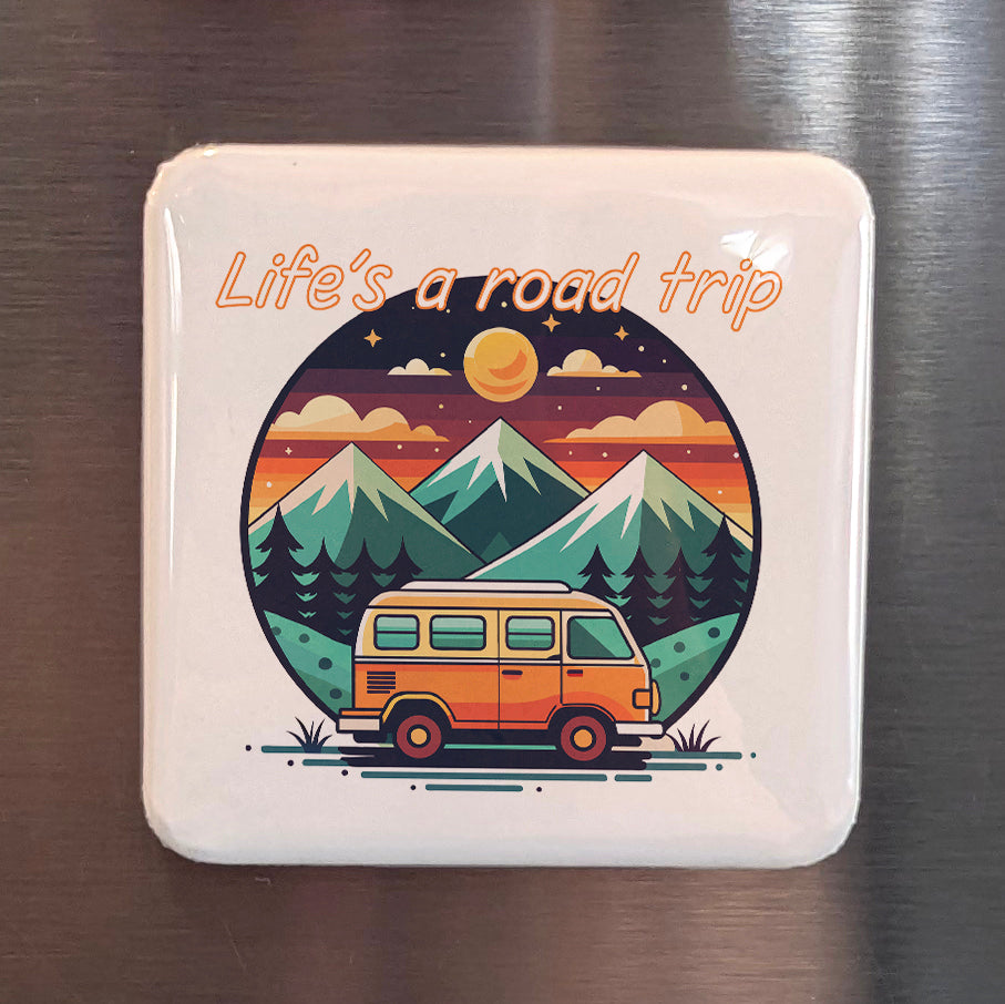 Life is a road trip Fridge Magnet - PhiloPerse