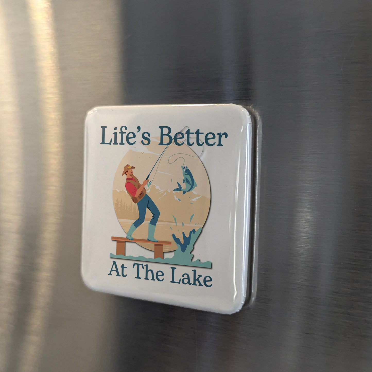 Life is Better at the Lake Fridge Magnet - PhiloPerse