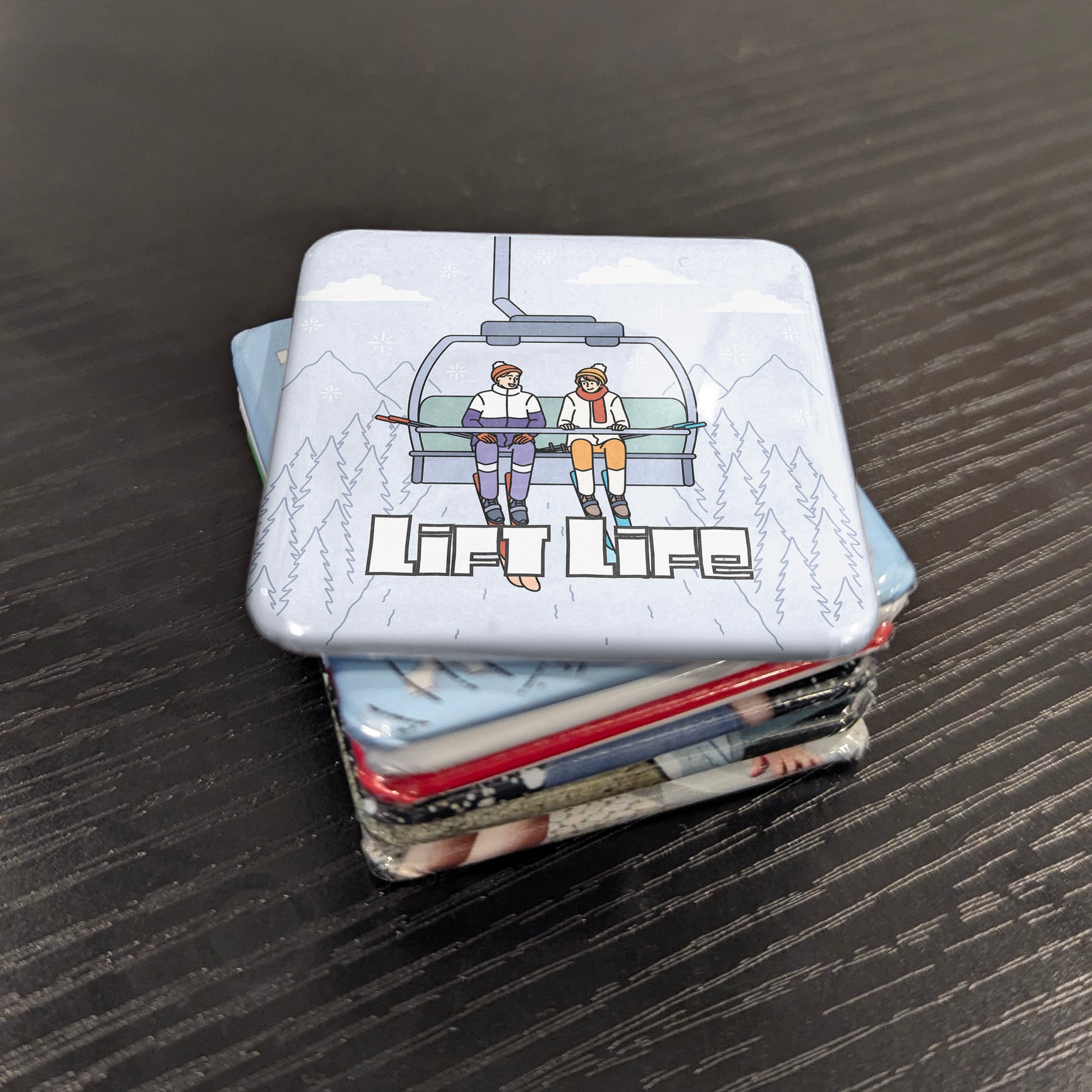 Ski Lift Life Fridge Magnet - PhiloPerse