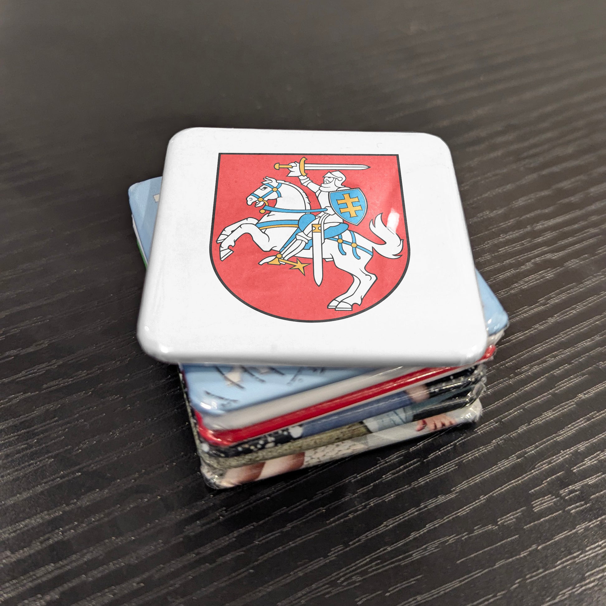Lithuanian Vytis Coat of Arms Magnet | 2×2 | Made in Canada - PhiloPerse