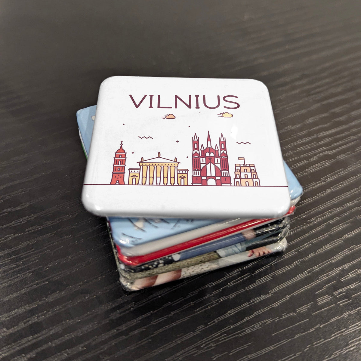 Vilnius Lithuania Magnet | Baroque Pearl of the Baltic and Capital of the Grand Duchy | 2x2 | Made in Canada