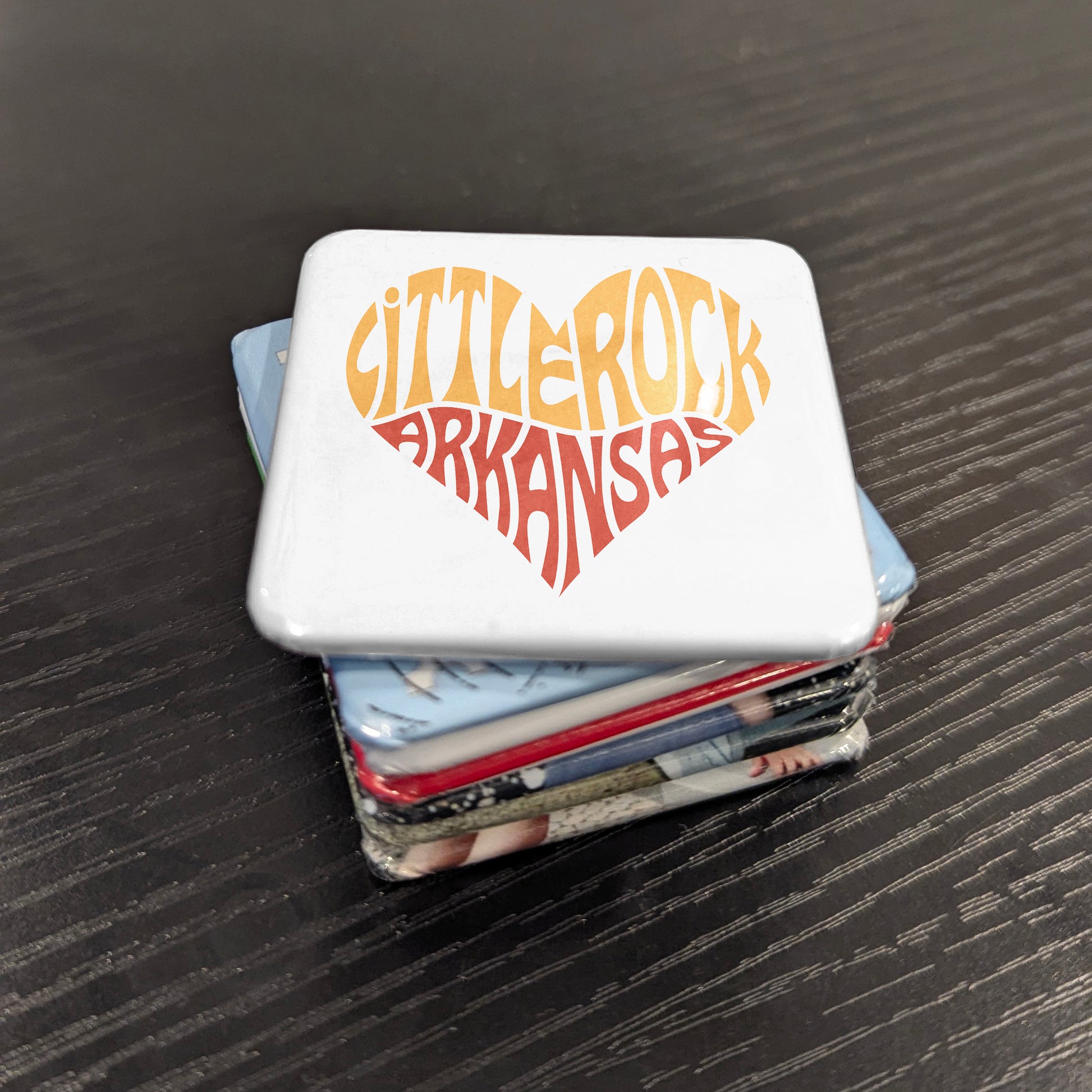 Little Rock Arkansas Magnet | Retro Glam | 2×2 | Made in Canada - PhiloPerse