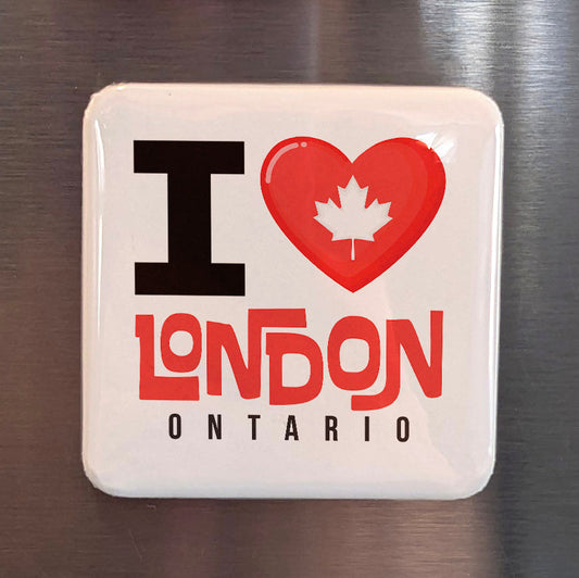 London Ontario Magnet | Forest City on the Thames | 2x2 | Made in Canada - PhiloPerse