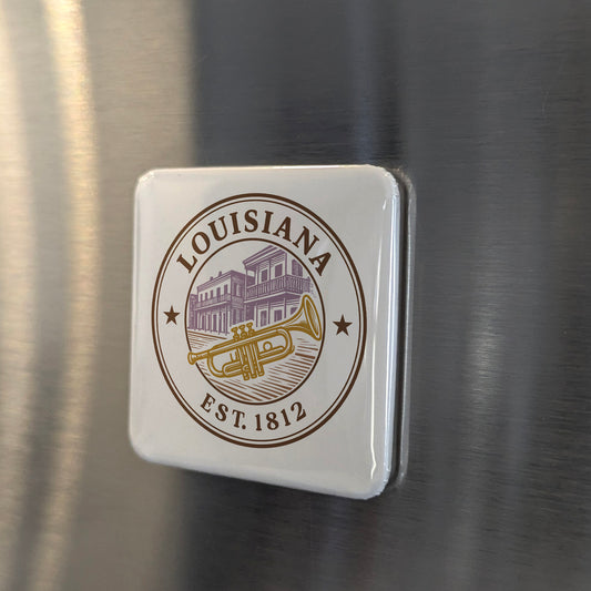 Louisiana Magnet | The Pelican State | 2×2 | Made in Canada - PhiloPerse