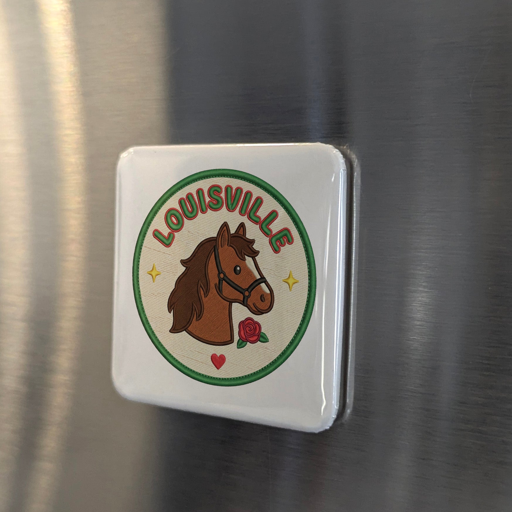 Louisville Kentucky Magnet | Derby City | 2×2 | Made in Canada - PhiloPerse