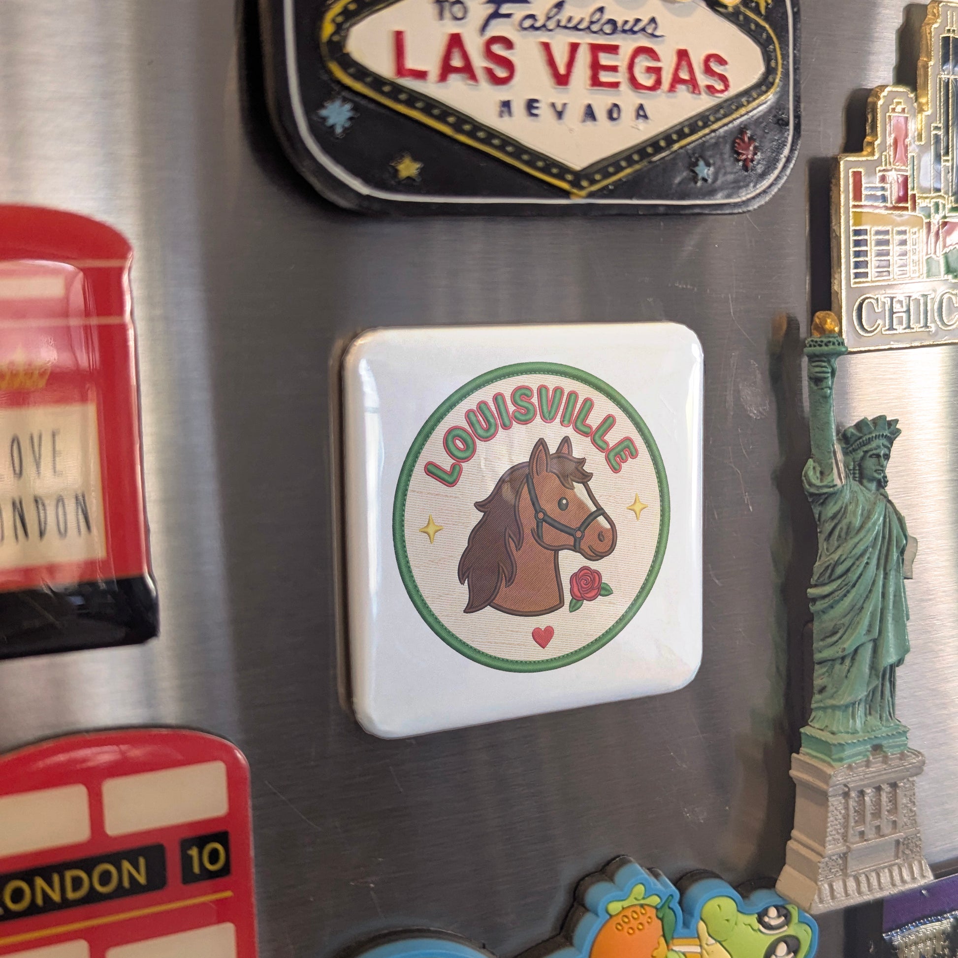 Louisville Kentucky Magnet | Derby City | 2×2 | Made in Canada - PhiloPerse