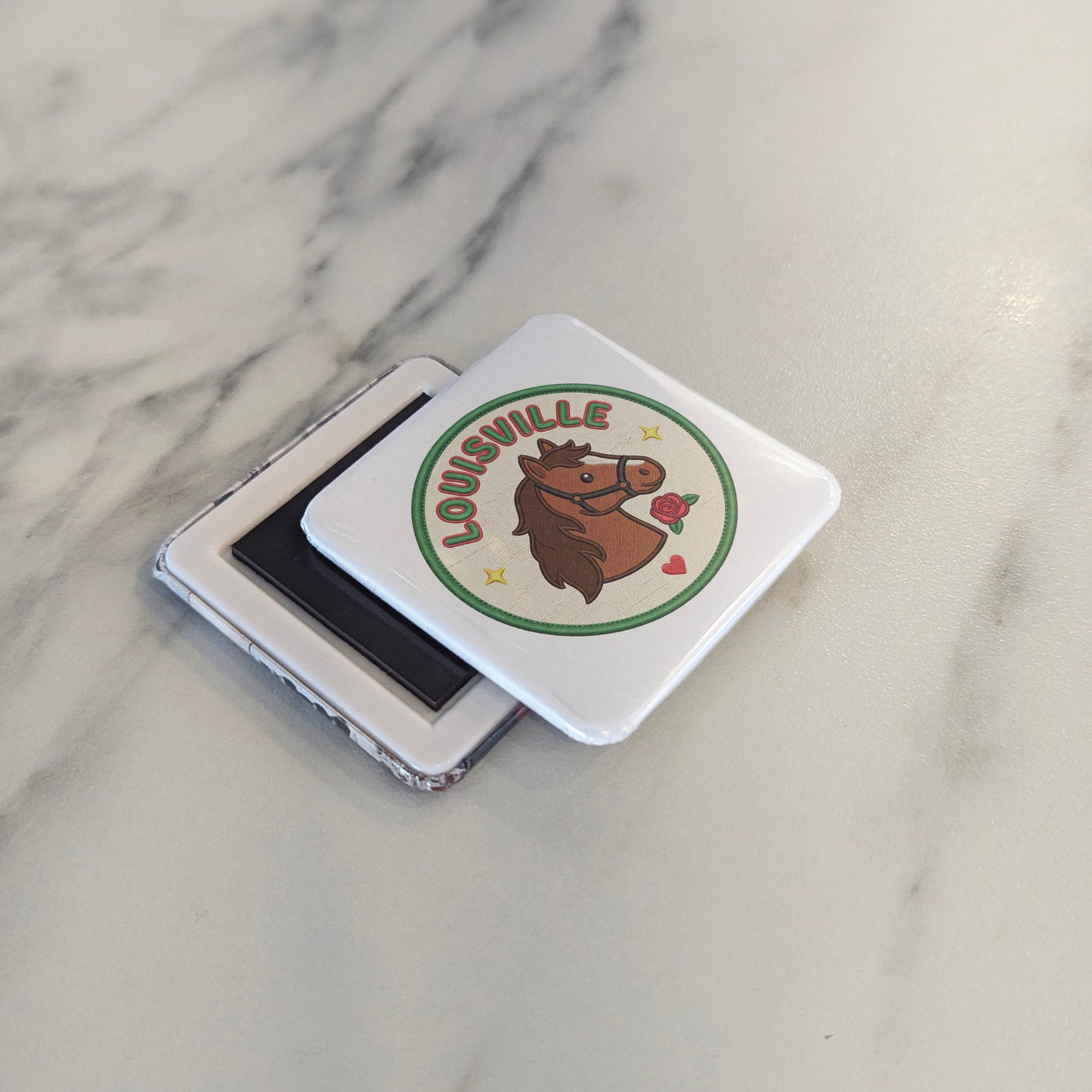 Louisville Kentucky Magnet | Derby City | 2×2 | Made in Canada - PhiloPerse