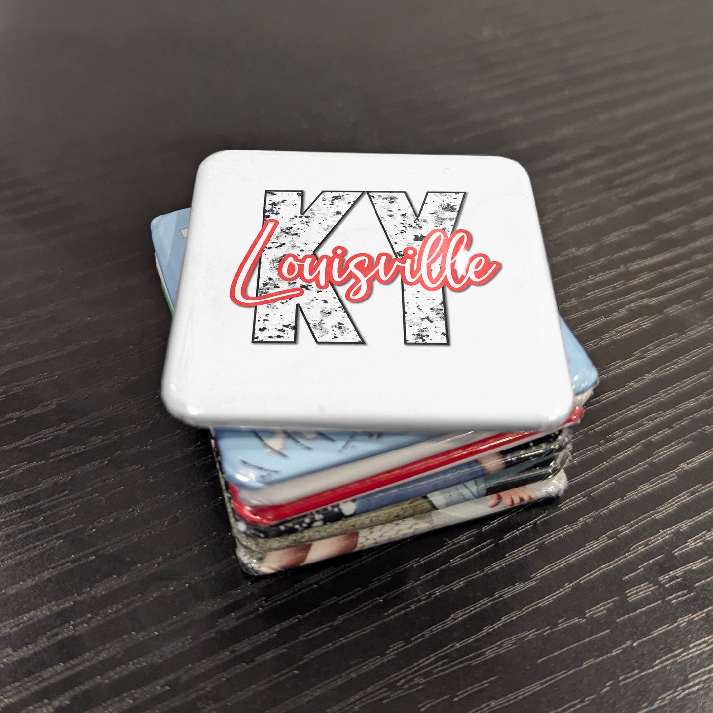 Louisville Kentucky Magnet | Bourbon City | 2×2 | Made in Canada - PhiloPerse