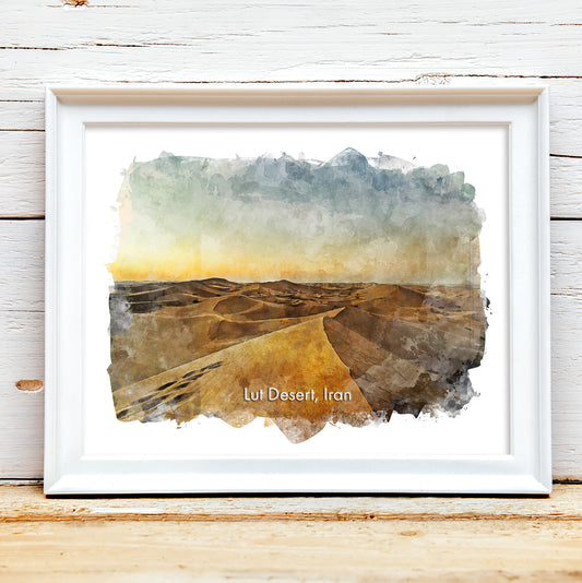 Lut Desert, Iran, Art Print | 8×10 | Made in Canada - PhiloPerse