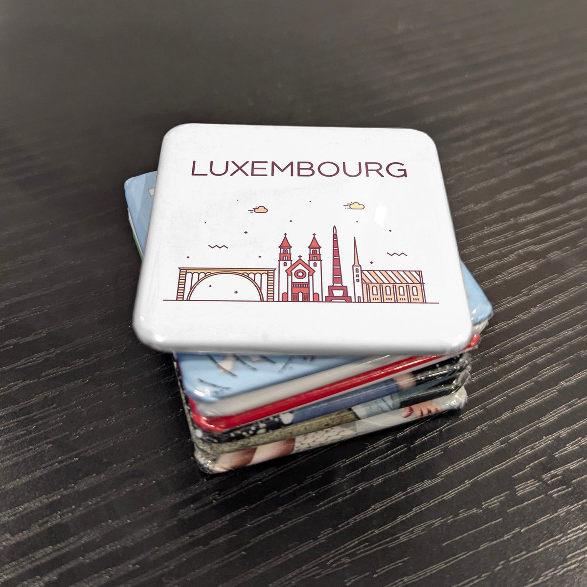 Luxembourg Magnet | City of Bridges and Fortress on the Alzette and Petrusse | 2x2 | Made in Canada