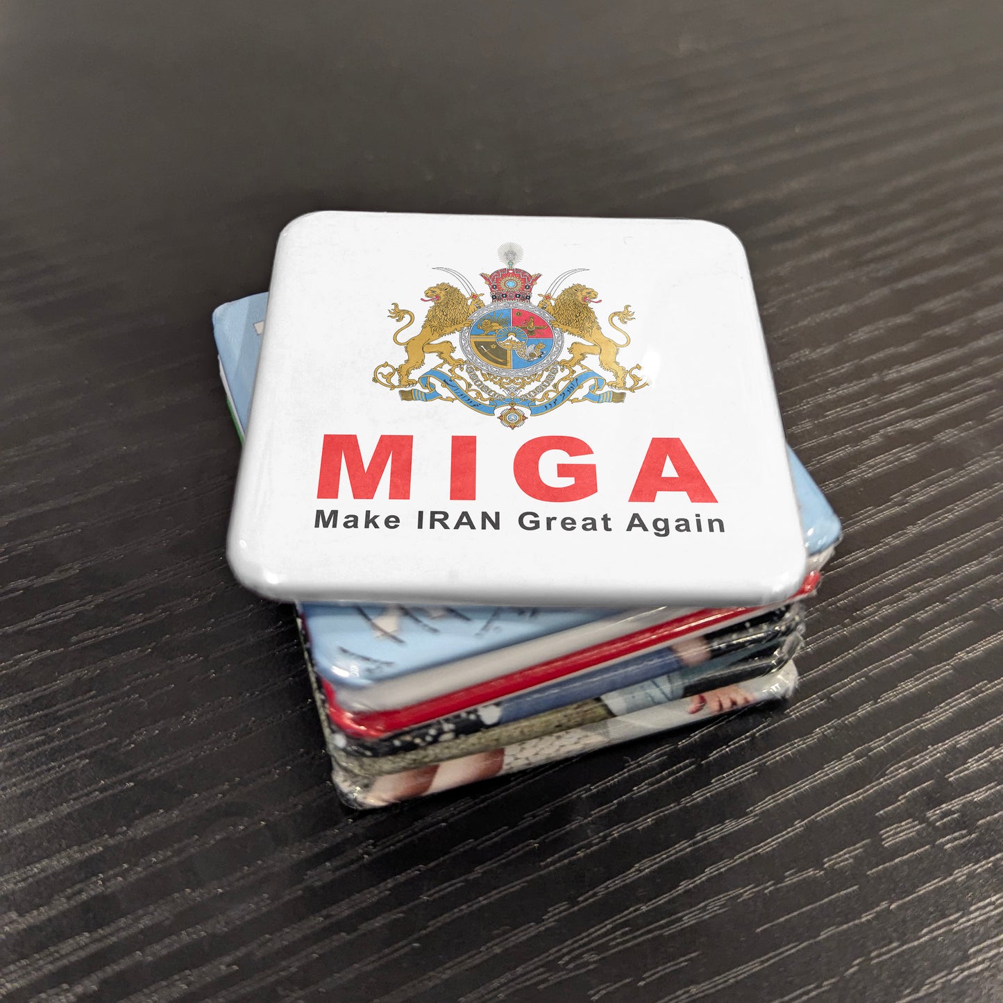 MIGA Make IRAN Great Again Fridge Magnet - PhiloPerse