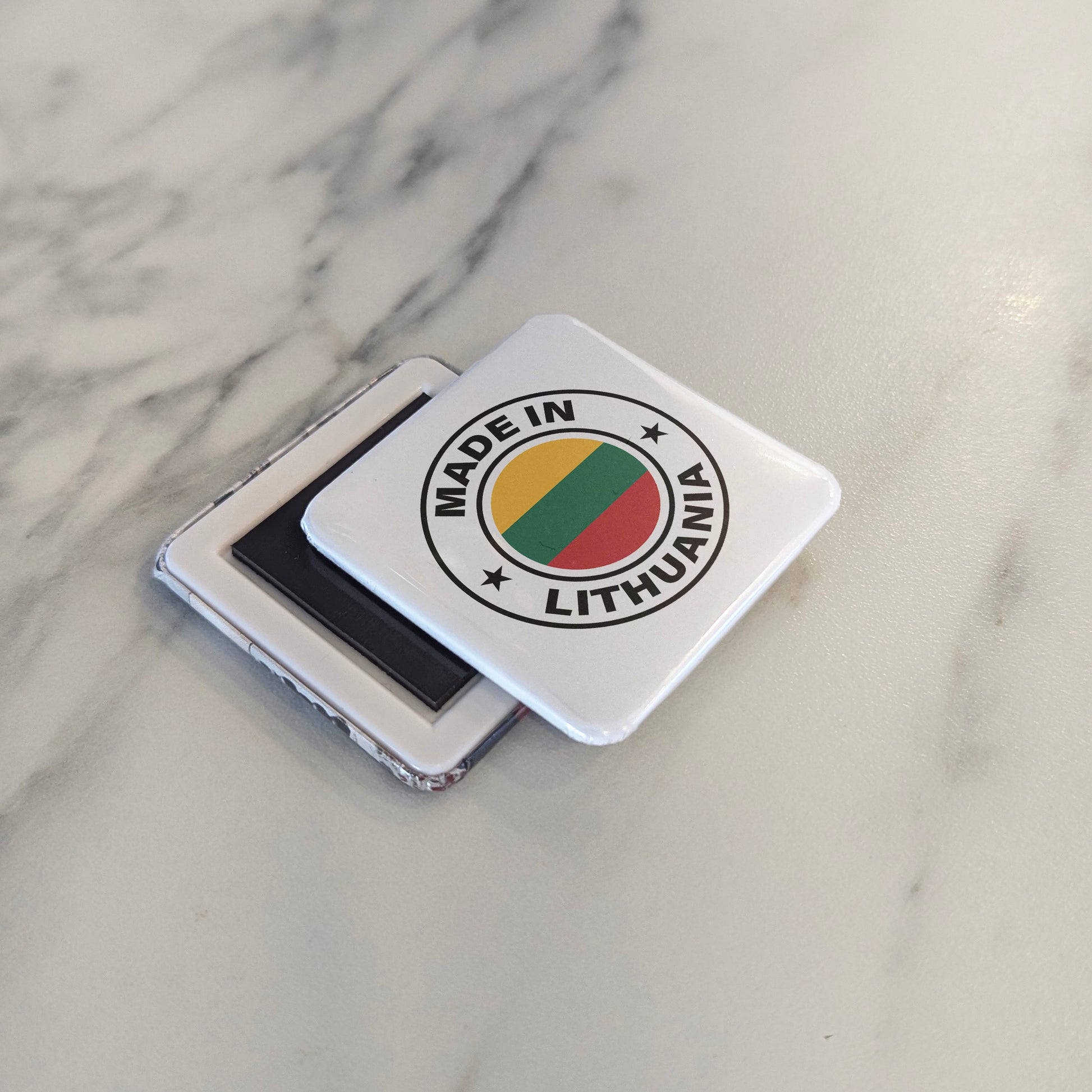 Made in Lithuania Magnet | 2×2 | Made in Canada - PhiloPerse