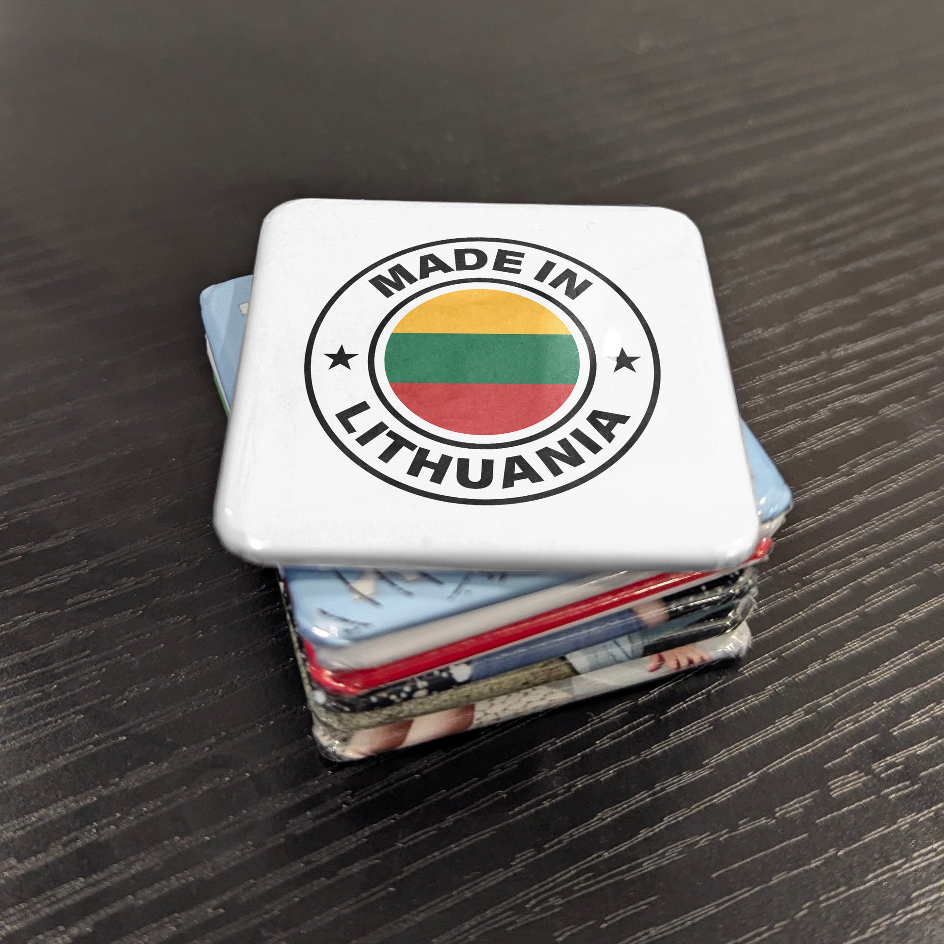 Made in Lithuania Magnet | 2×2 | Made in Canada - PhiloPerse