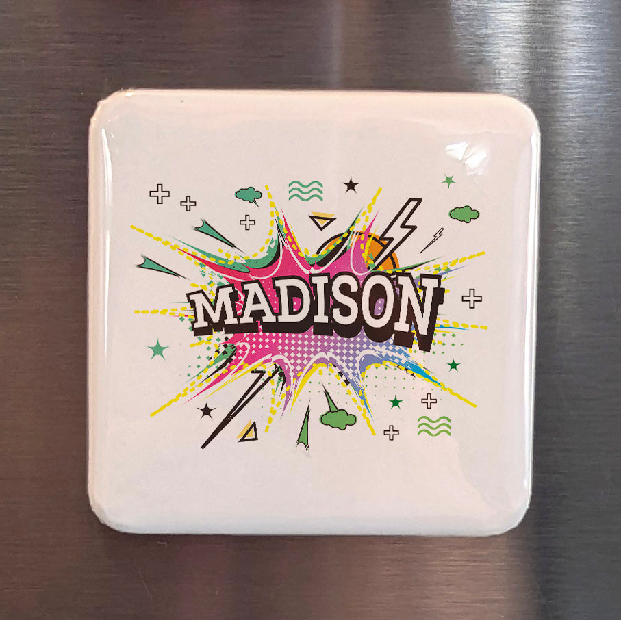 Madison Wisconsin Magnet | Mad City | 2×2 | Made in Canada - PhiloPerse