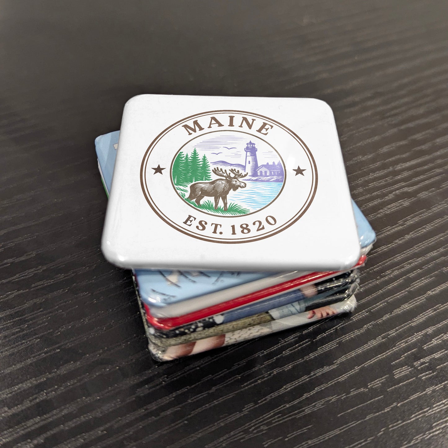 Maine Magnet | The Pine Tree State | 2×2 | Made in Canada - PhiloPerse