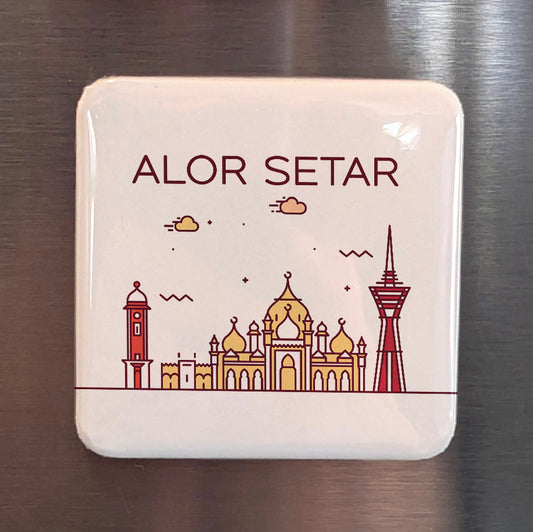 Imán Alor Setar Malasia Asia | Capital Real de Kedah en la Llanura de Kedah | 2x2 | Hecho en Canadá