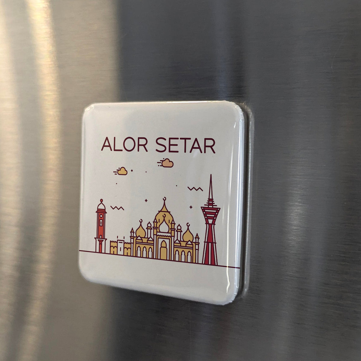 Alor Setar Malaysia Asia Magnet | Royal Capital of Kedah on the Kedah Plain | 2x2 | Made in Canada