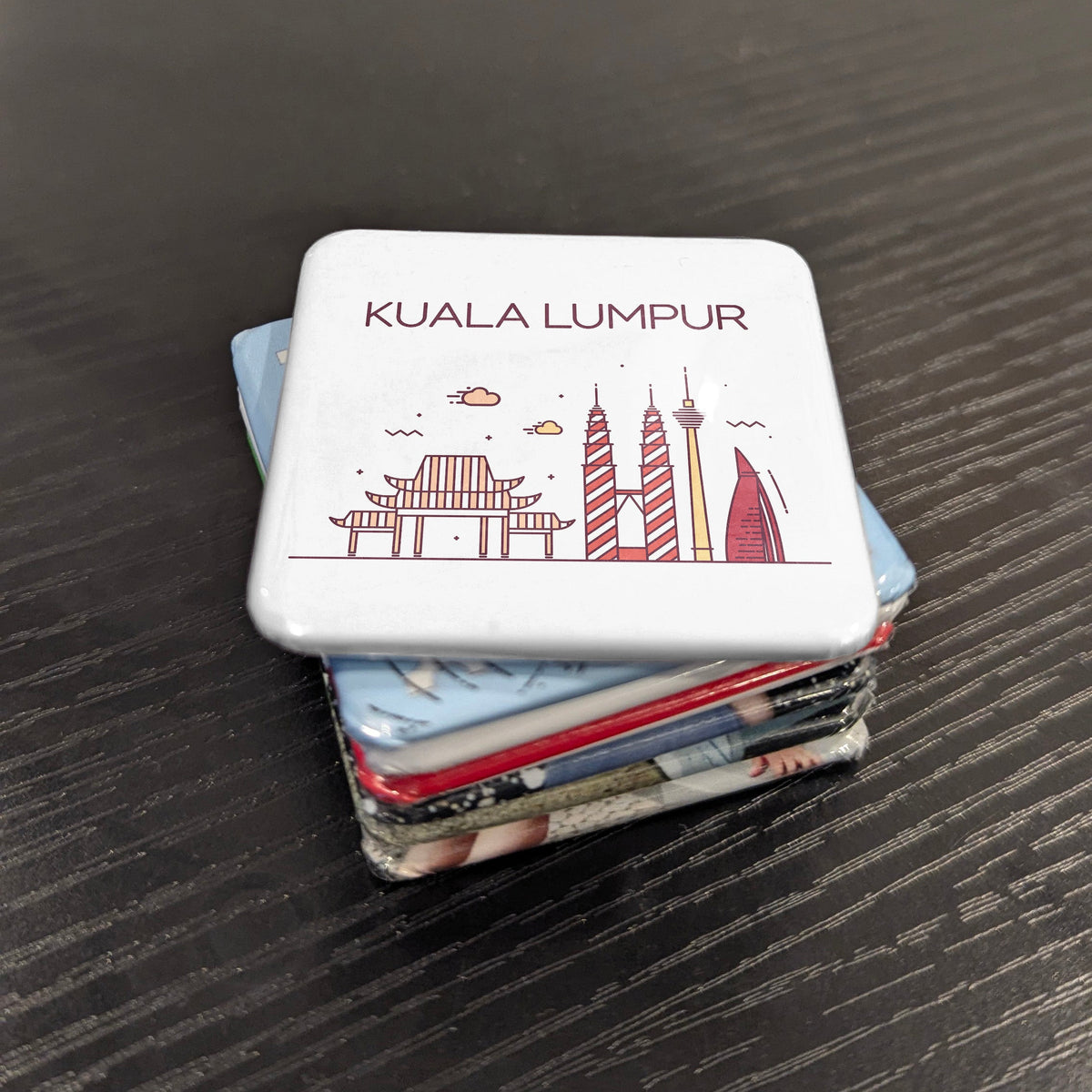 Kuala Lumpur Malaysia Asia Magnet | Twin Towers Capital of the Malaysian Miracle | 2x2 | Made in Canada