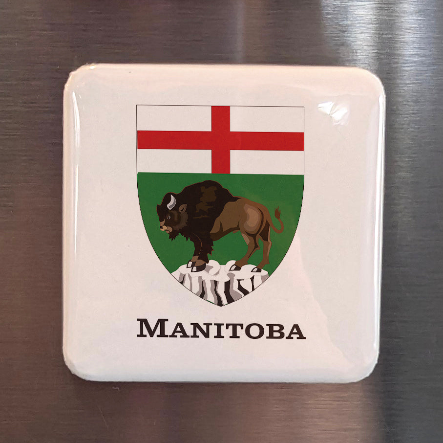 Manitoba Flag Fridge Magnet - PhiloPerse