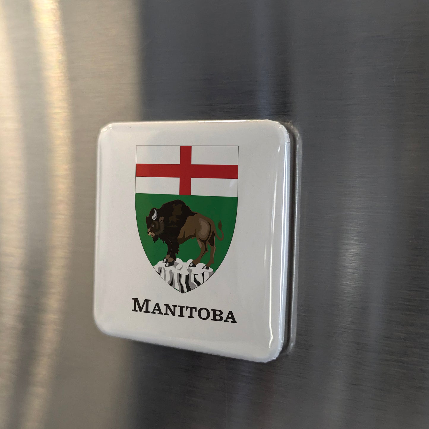 Manitoba Flag Fridge Magnet - PhiloPerse