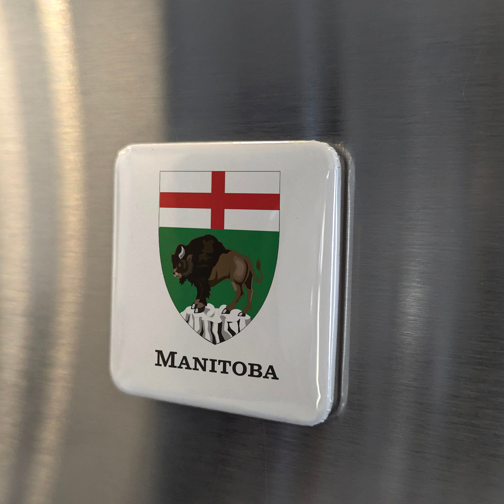 Manitoba Flag Fridge Magnet - PhiloPerse