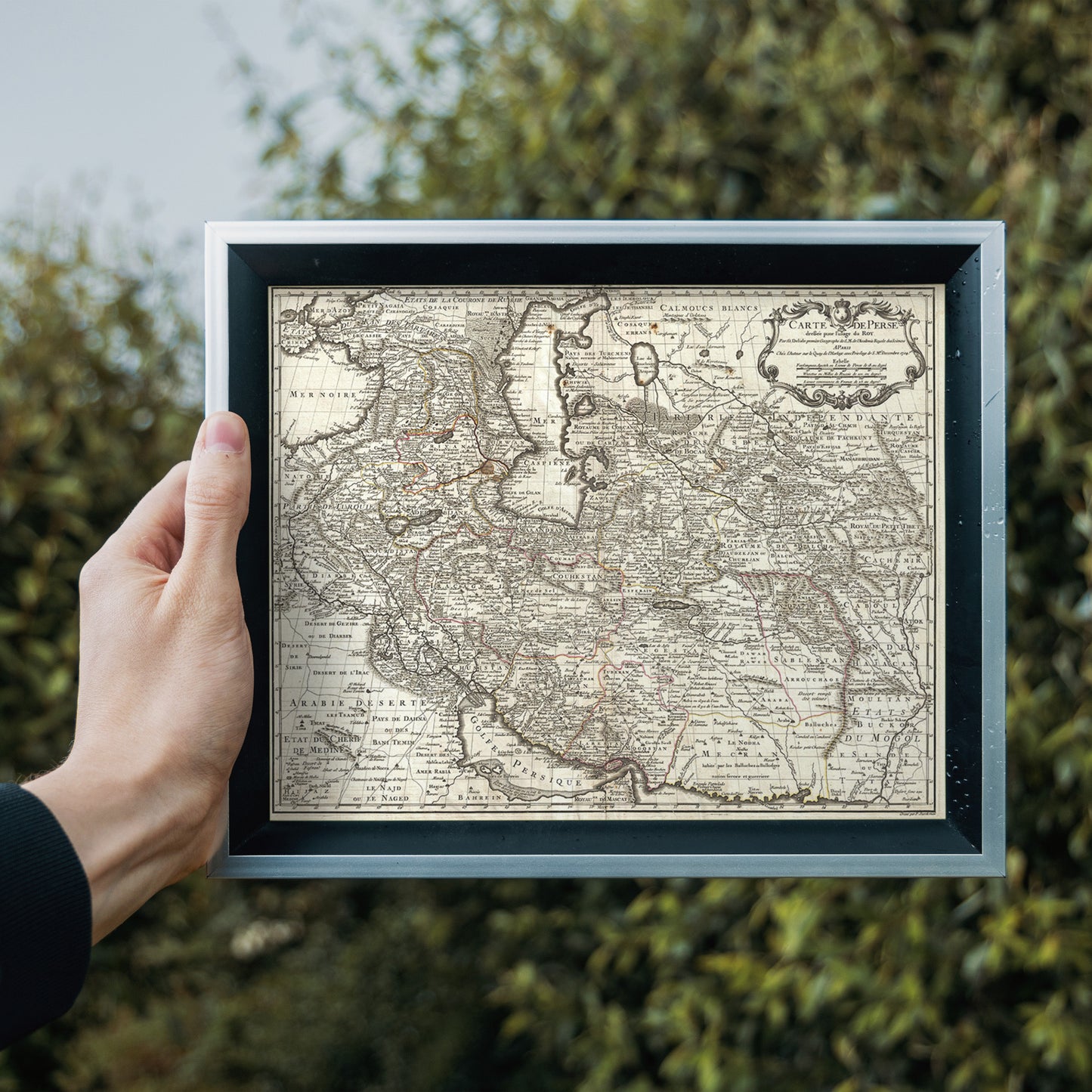 Map of Persia & the Persian Gulf, 1724, Art Print | 8×10 | Made in Canada - PhiloPerse