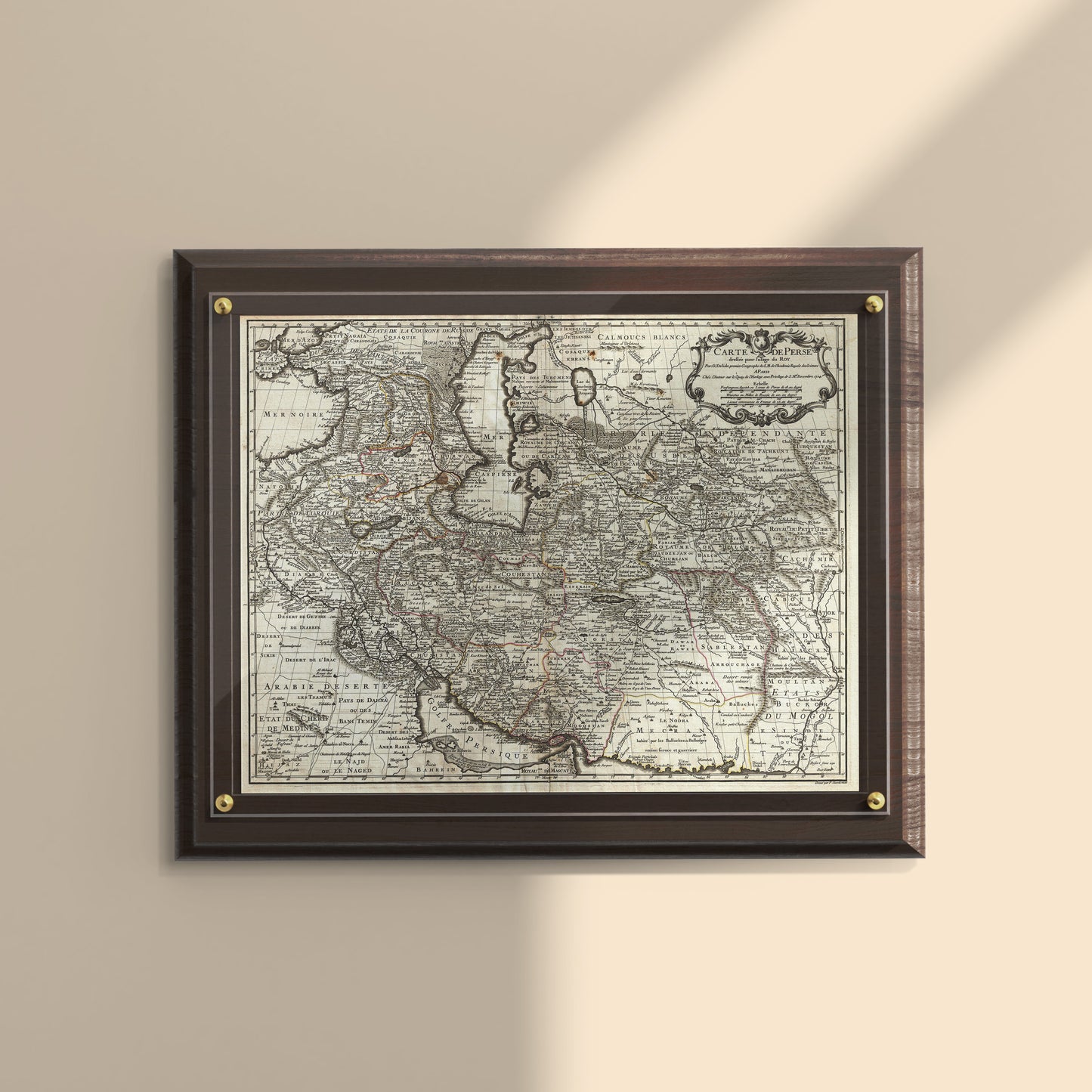 Map of Persia & the Persian Gulf, 1724, Art Print | 8×10 | Made in Canada - PhiloPerse