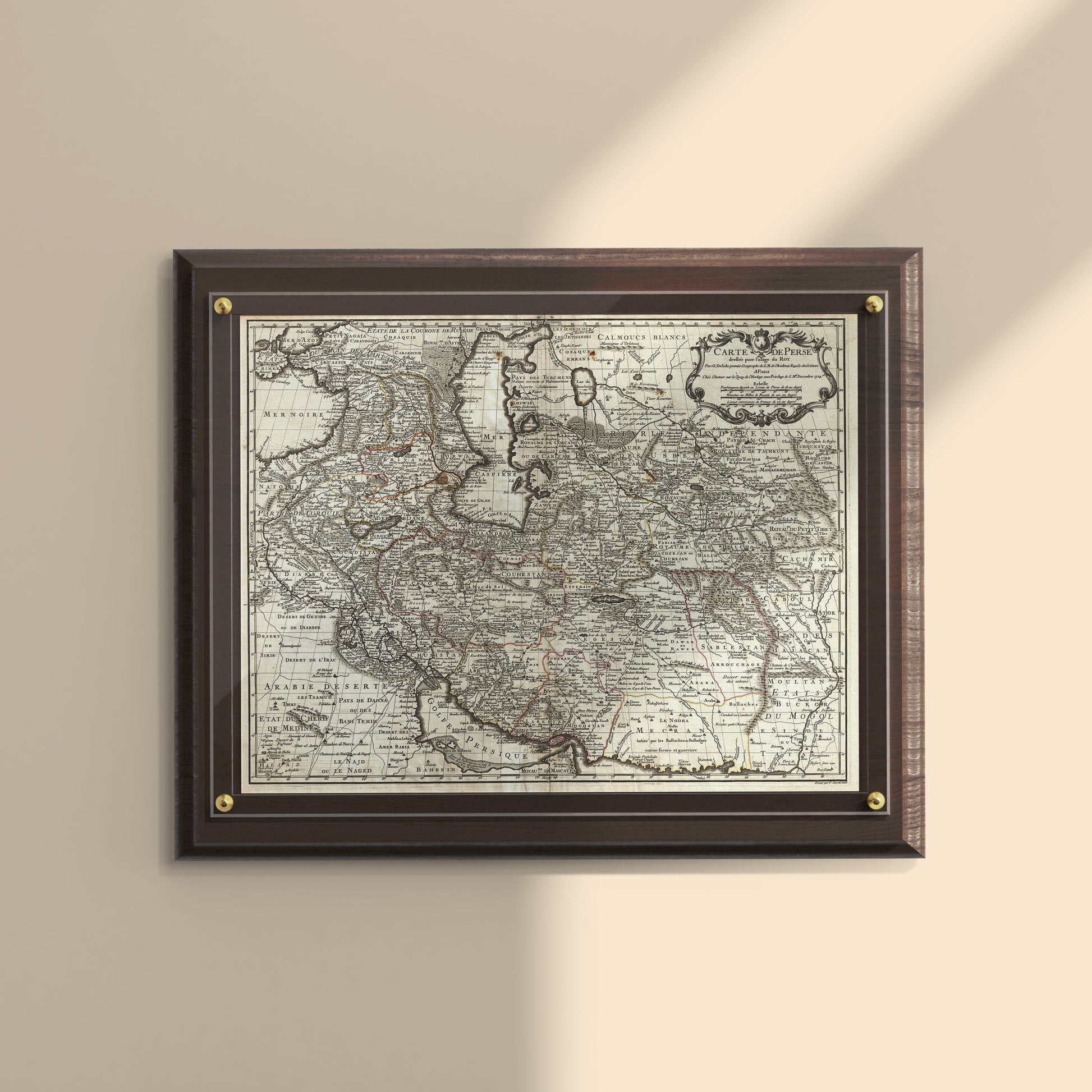Map of Persia & the Persian Gulf, 1724, Art Print | 8×10 | Made in Canada - PhiloPerse